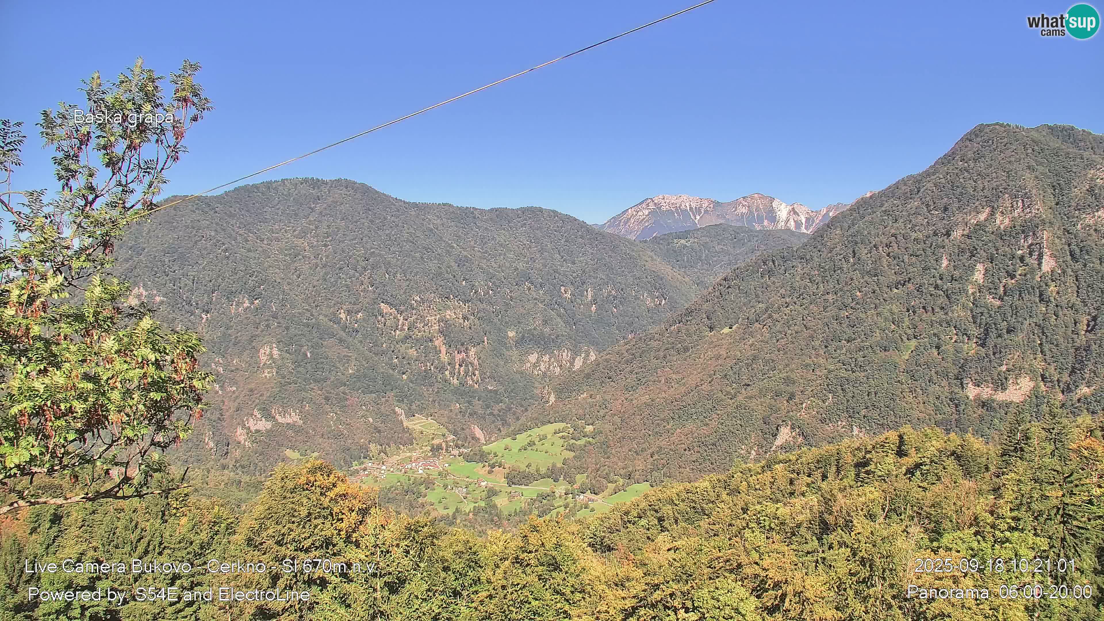 Webcam en vivo Bukovo – Baška grapa | Cerkno | Eslovenia