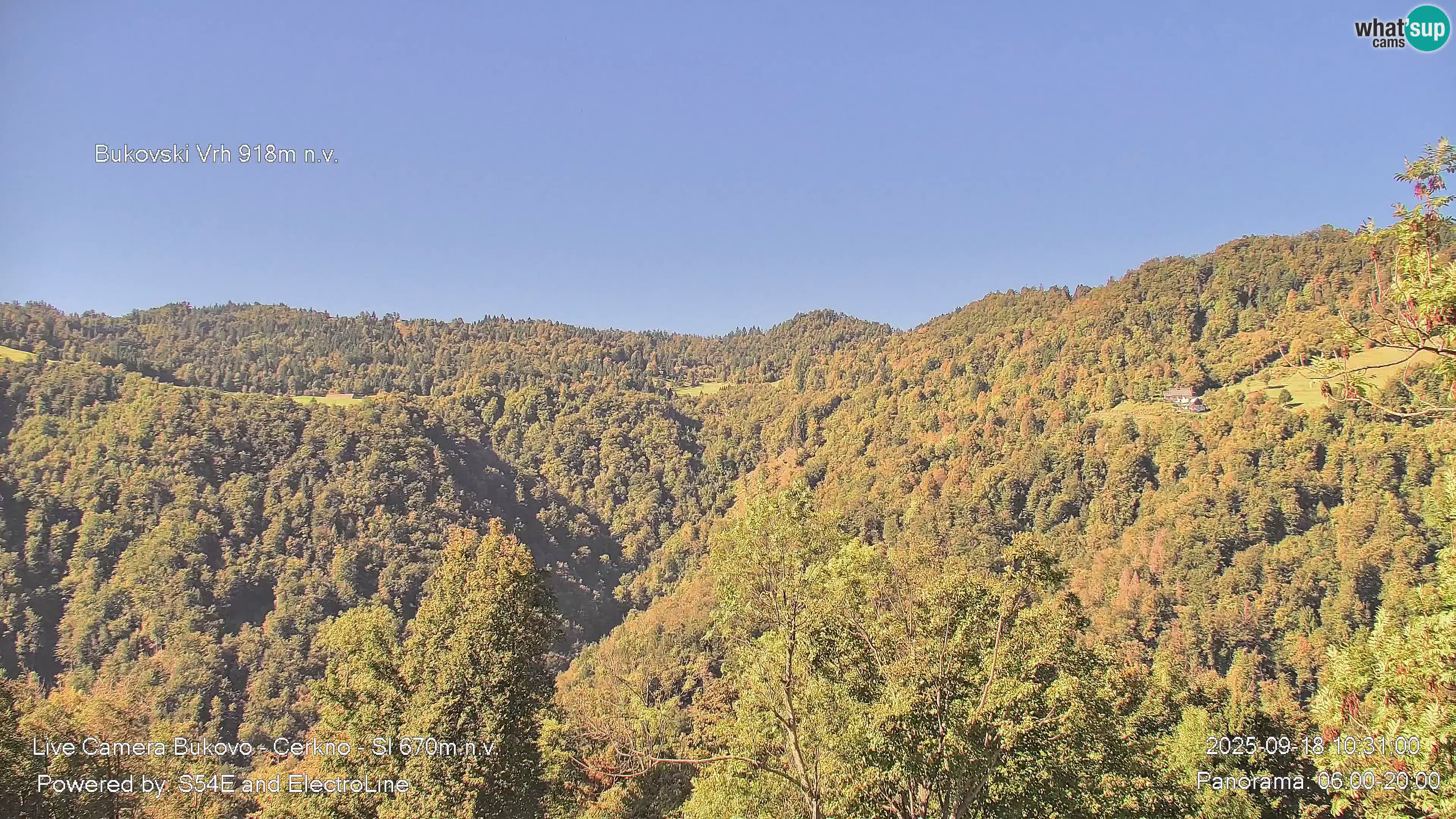 Webcam Bukovo – Baška grapa | Cerkno | Slovénie