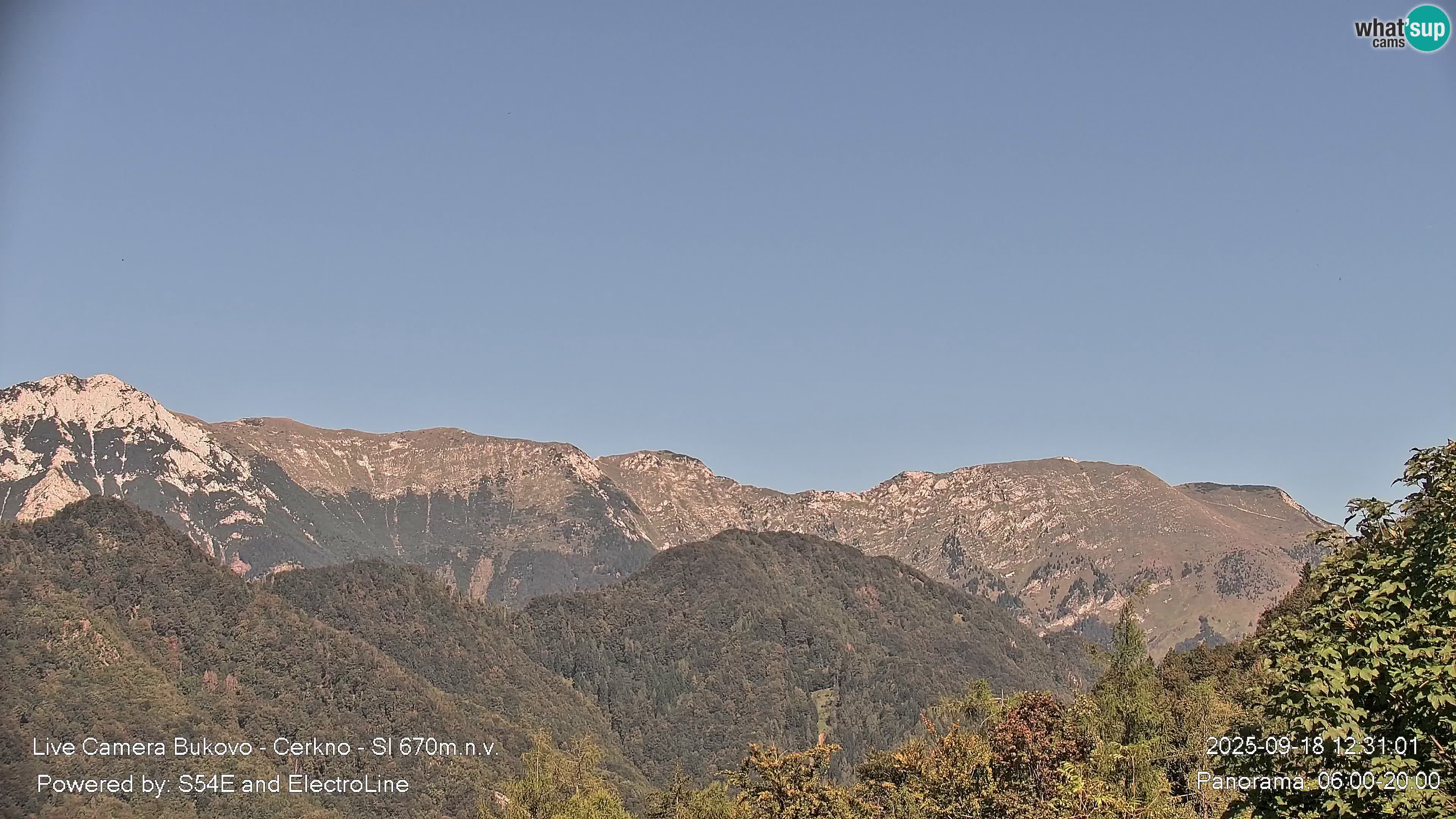 Webcam Bukovo – Baška grapa | Cerkno | Slovénie