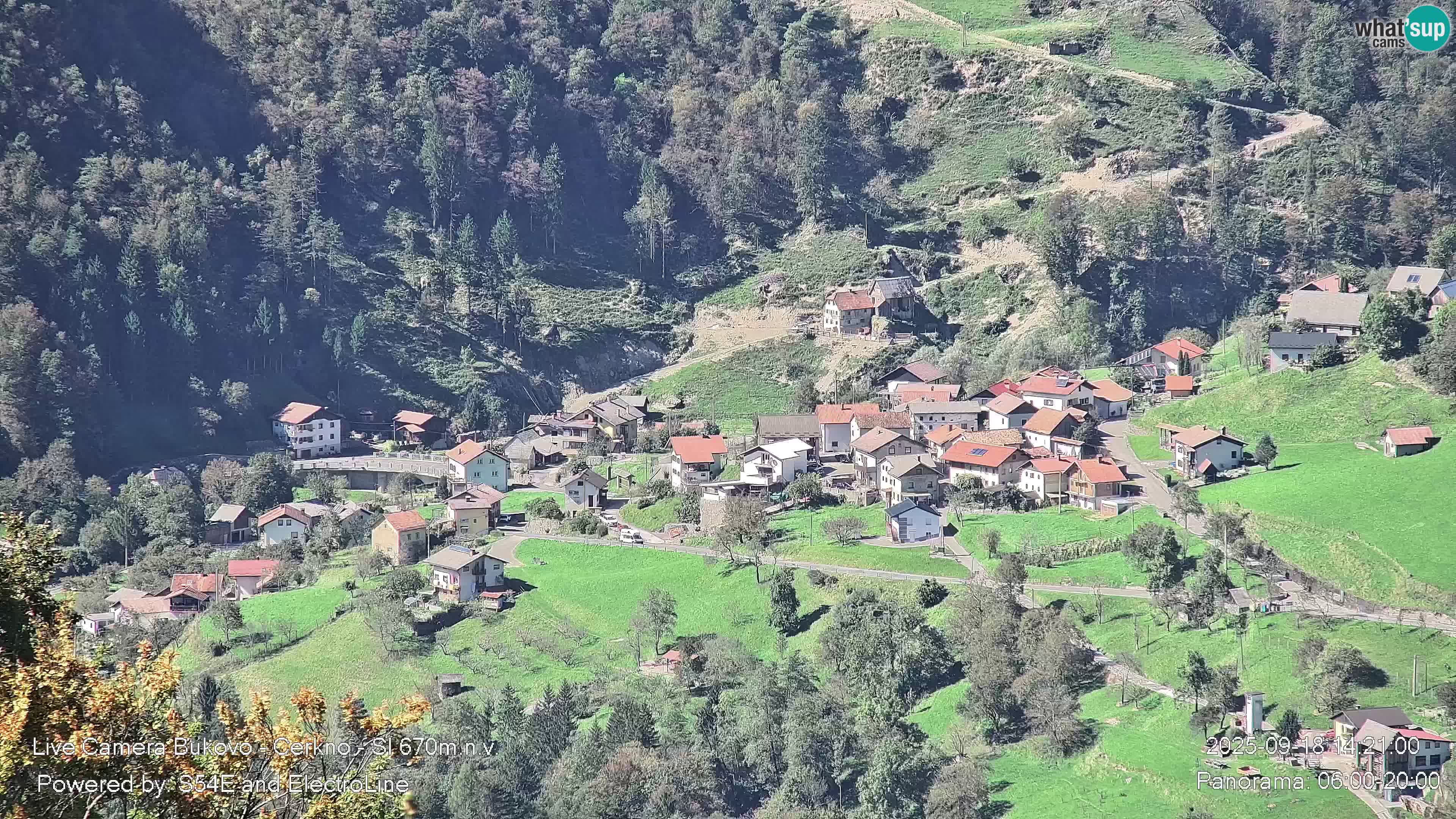 Webcam en vivo Bukovo – Baška grapa | Cerkno | Eslovenia