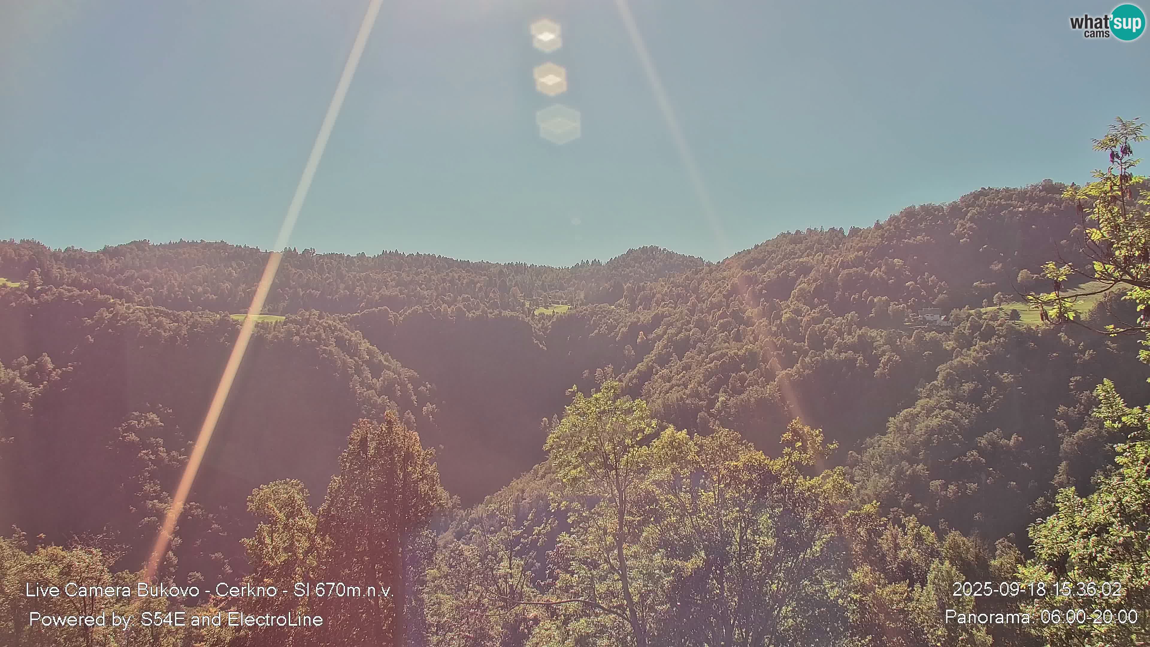 Web kamera Bukovo – Baška grapa | Cerkno | Slovenija