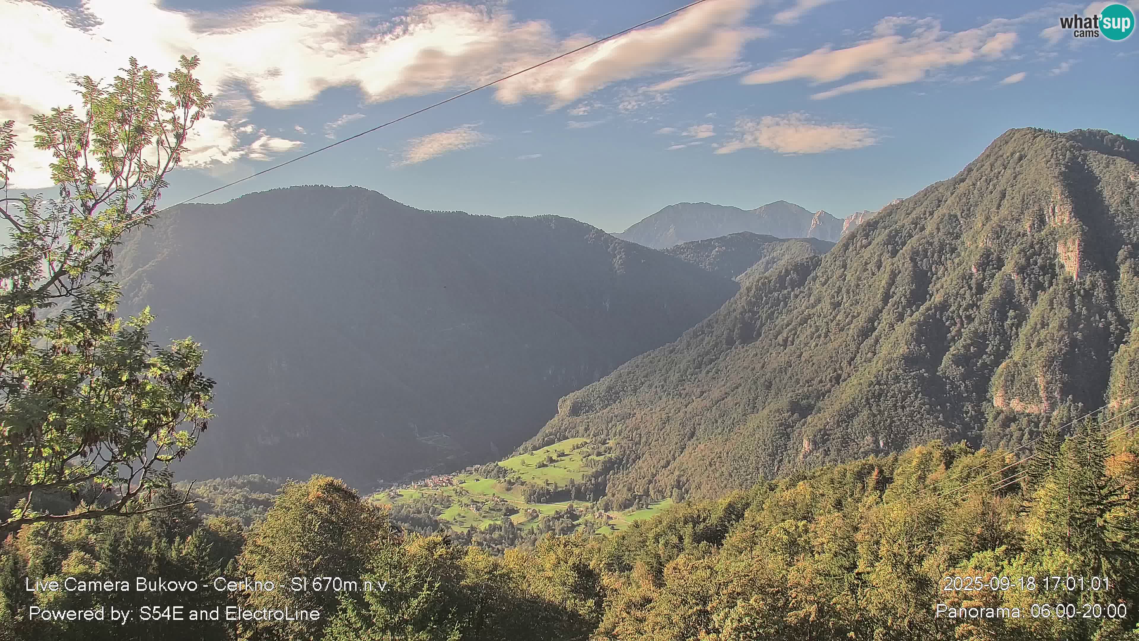 Webcam Bukovo – Baška grapa | Cerkno | Slovenia
