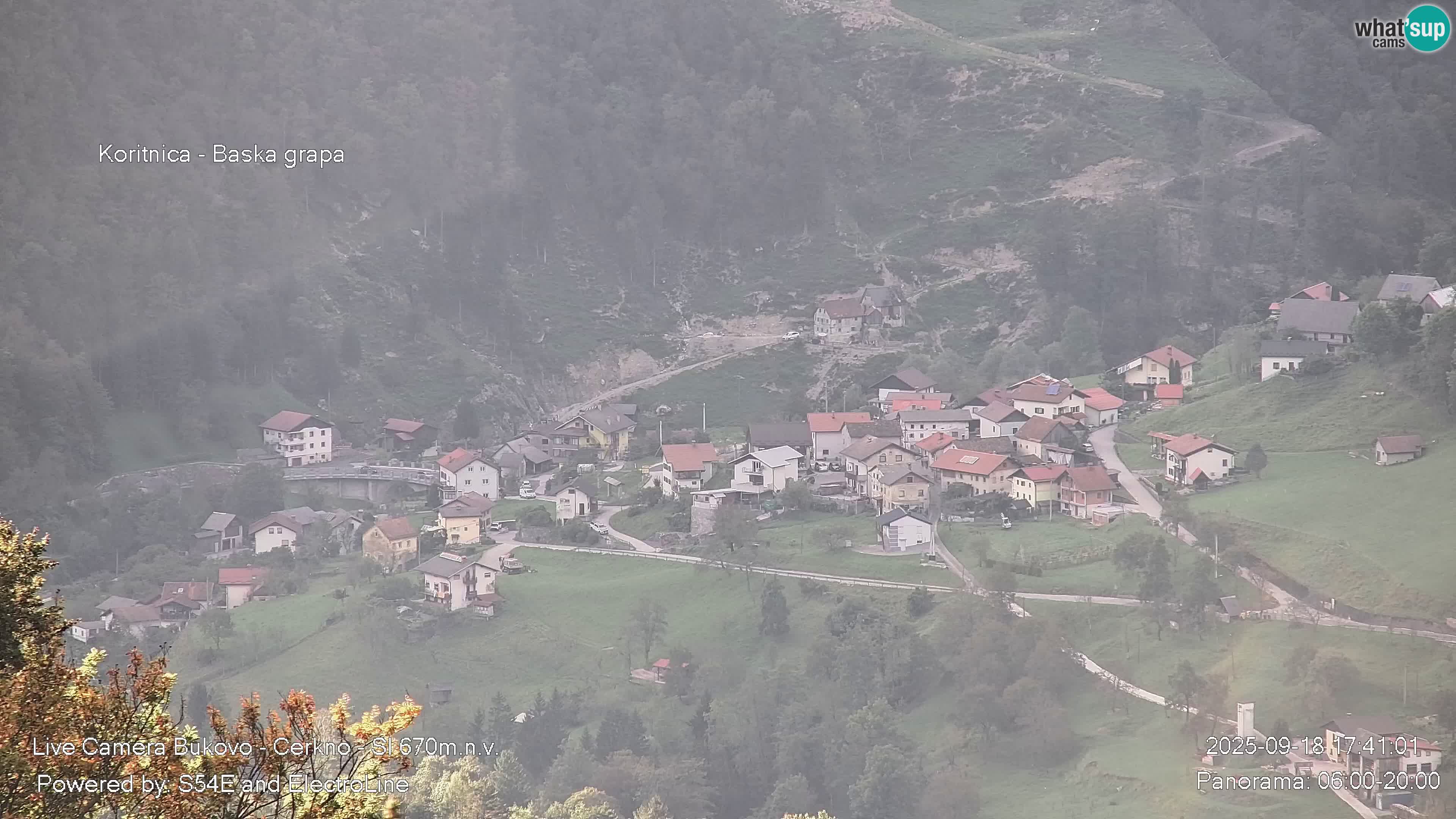 Webcam Bukovo – Baška grapa | Cerkno | Slovenia