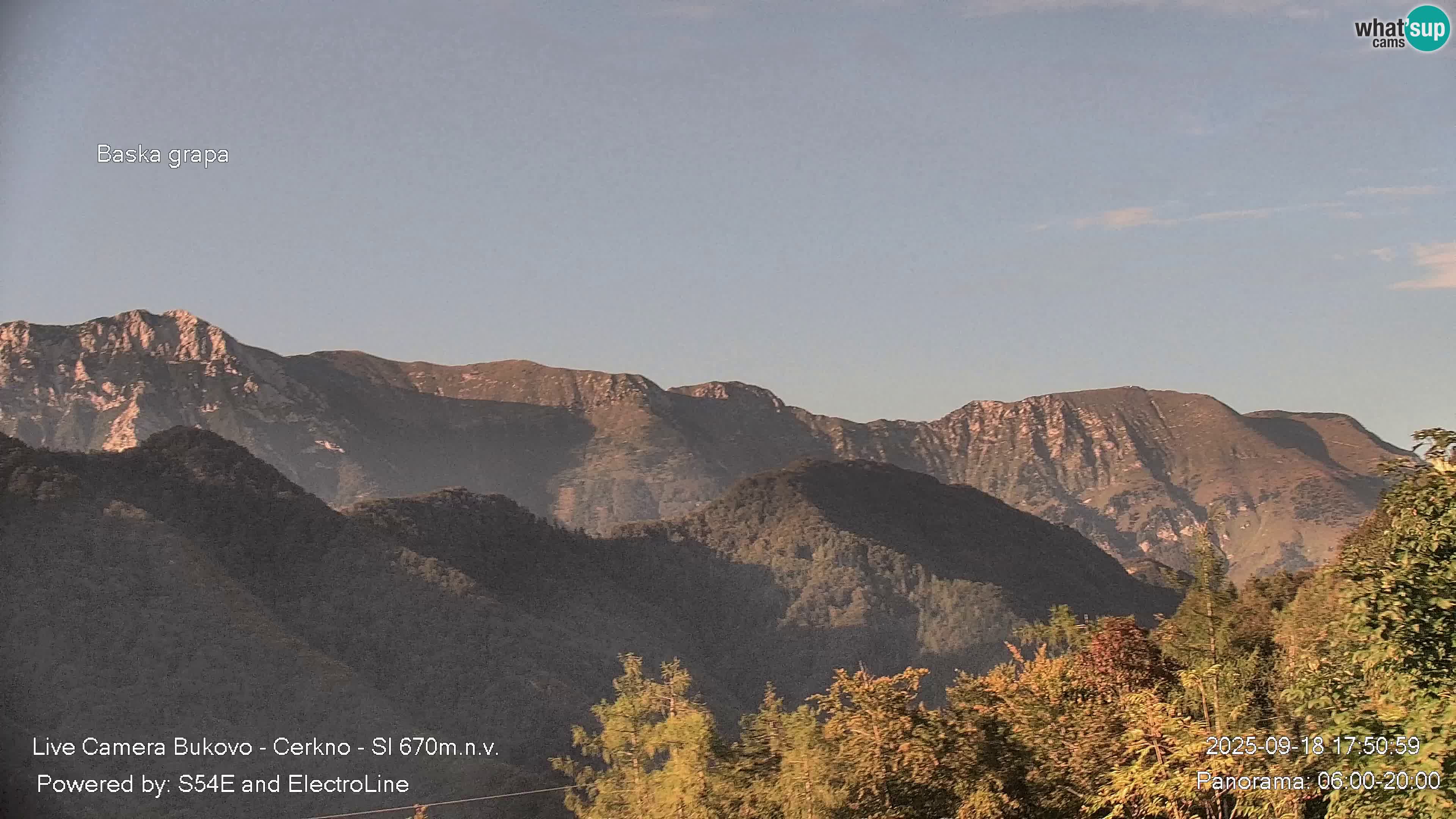 Bukovo Webcam – Baška grapa | Cerkno | Slowenien