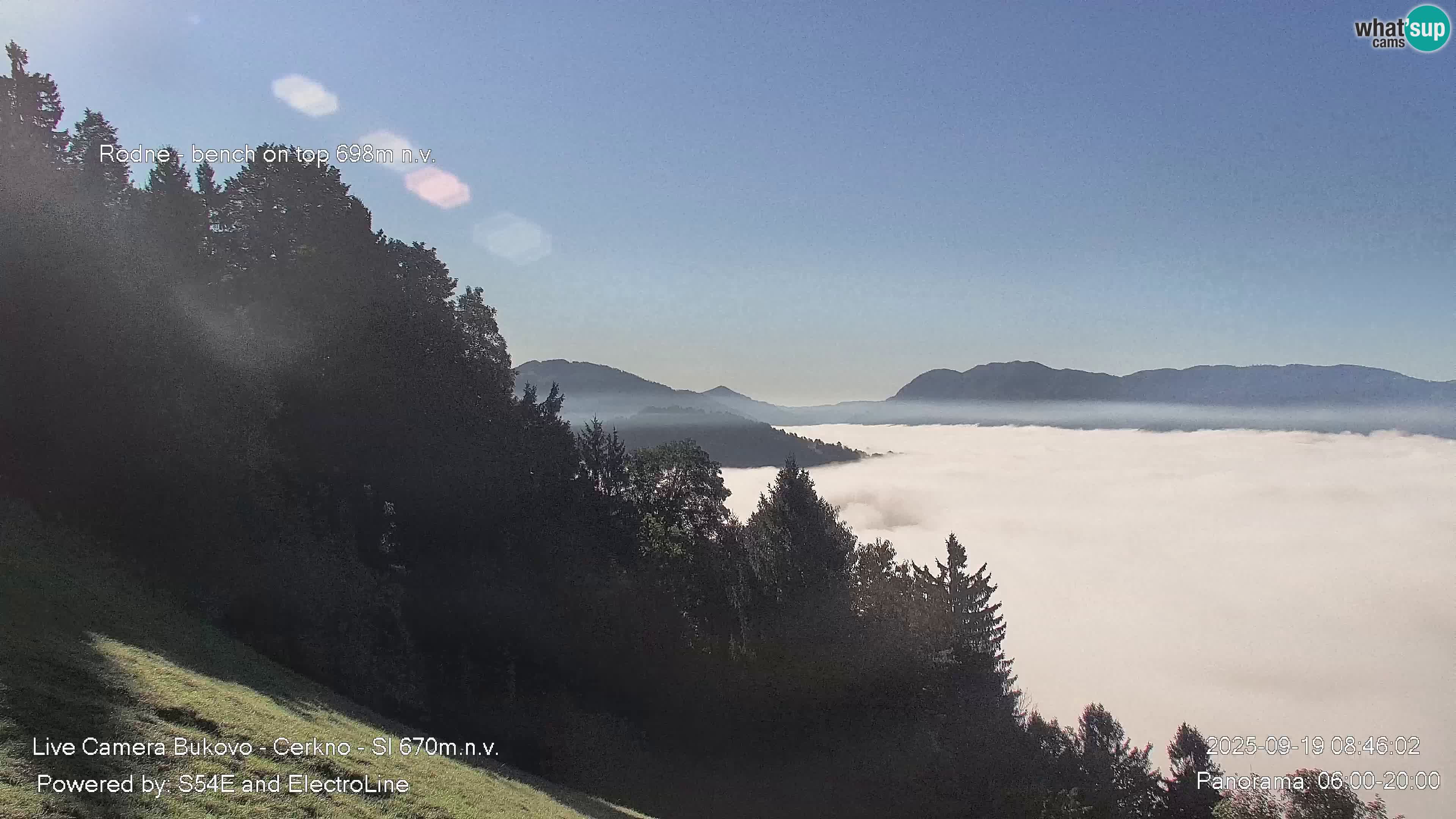 Web kamera Bukovo – Baška grapa | Cerkno | Slovenija