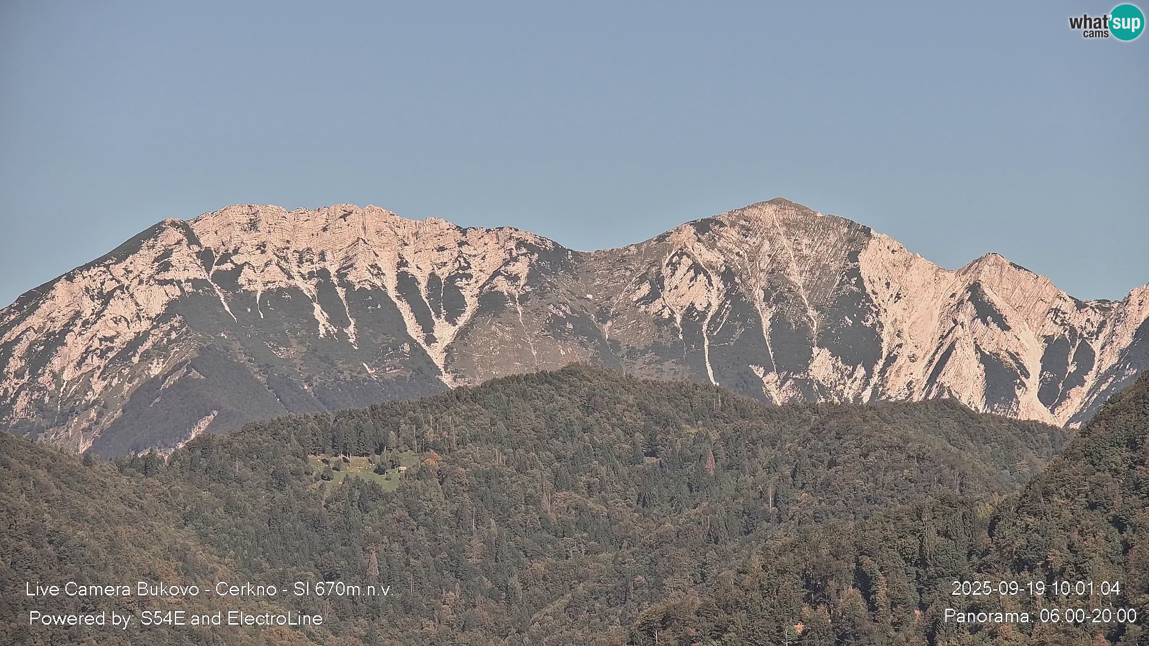 Web kamera Bukovo – Baška grapa | Cerkno | Slovenija