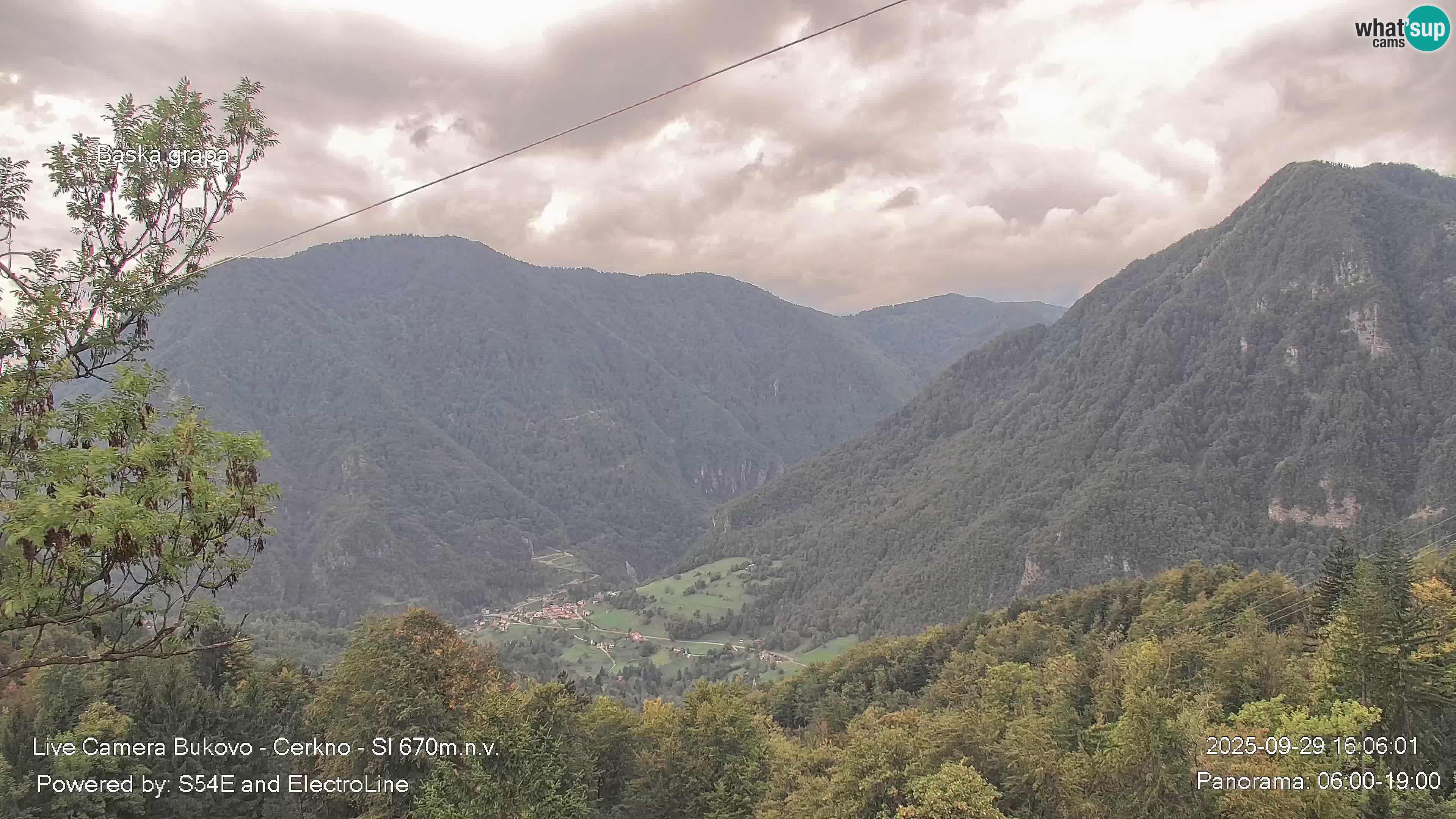 Webcam Bukovo – Baška grapa | Cerkno | Slovenia