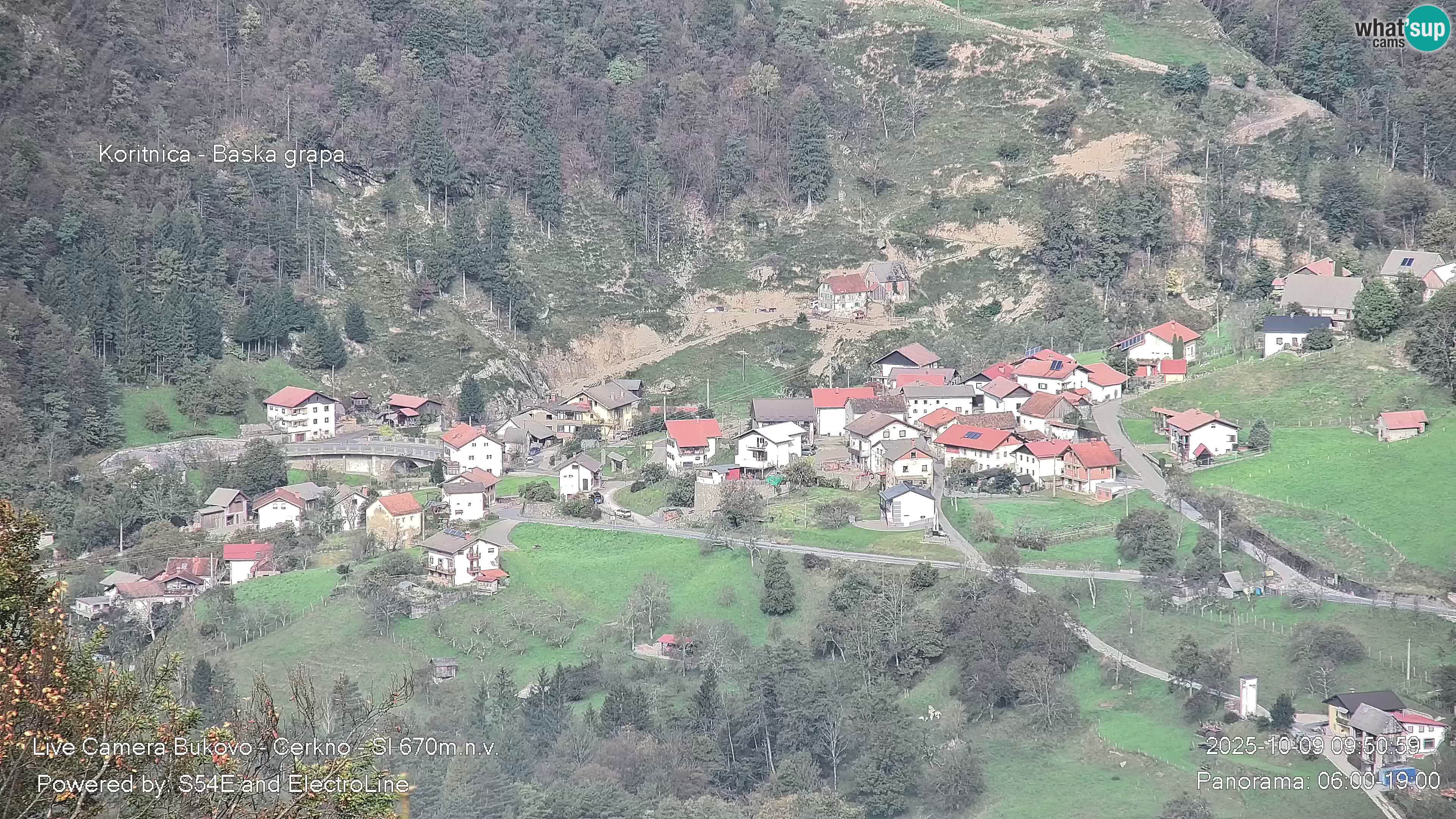 Webcam Bukovo – Baška grapa | Cerkno | Slovenia