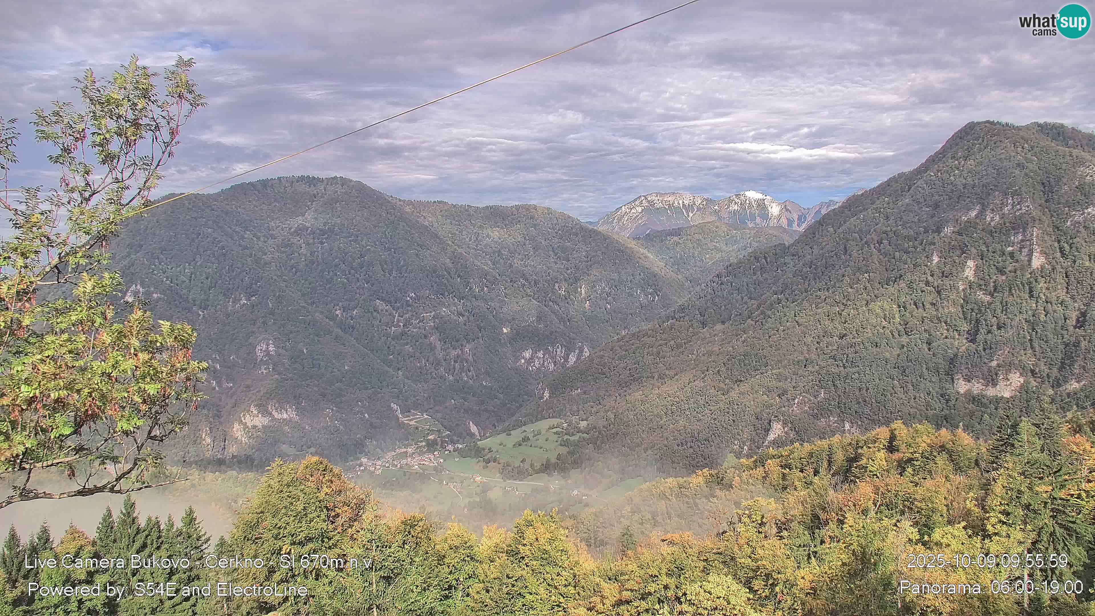 Web kamera Bukovo – Baška grapa | Cerkno | Slovenija