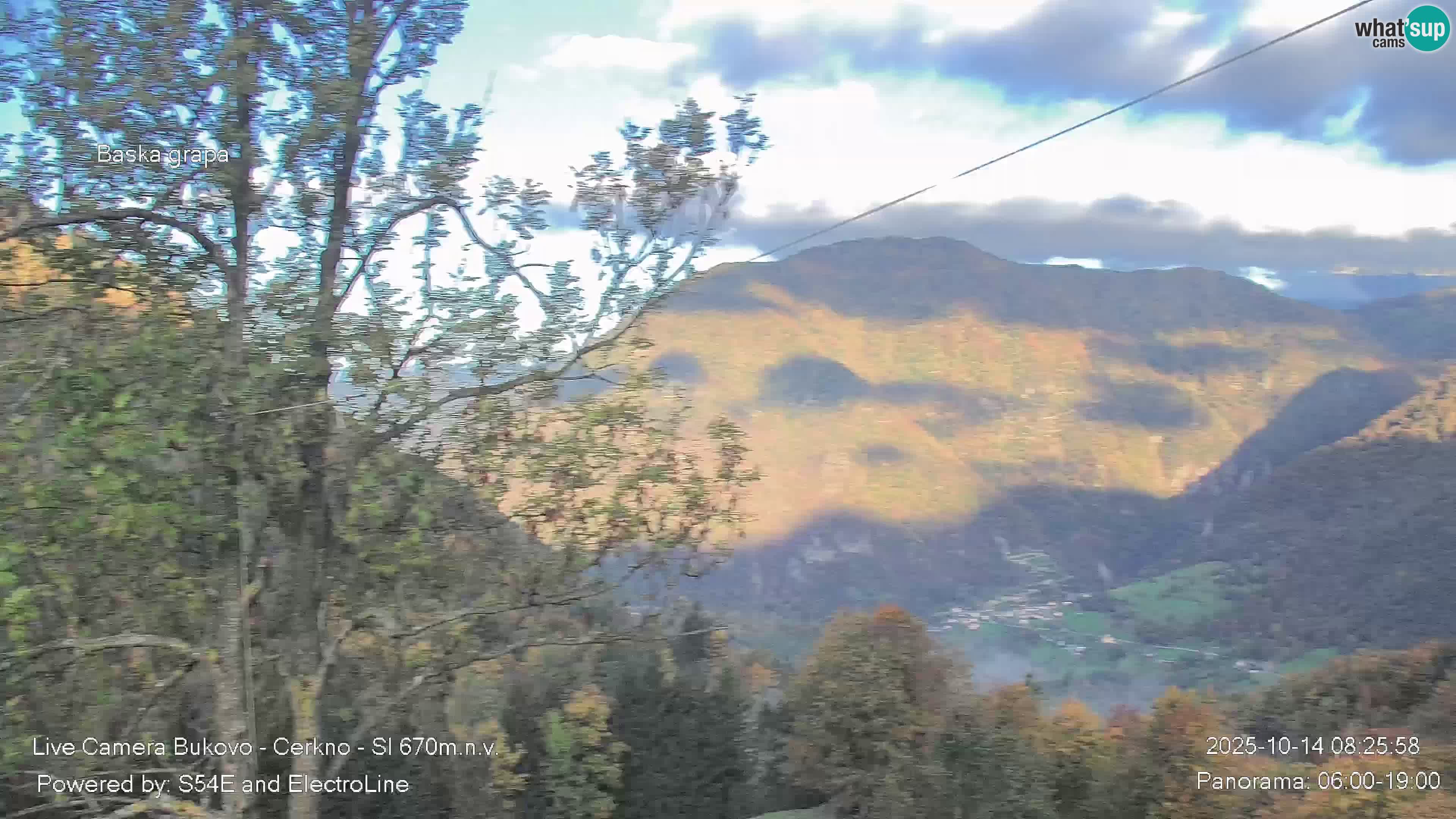 Bukovo Webcam – Baška grapa | Cerkno | Slowenien