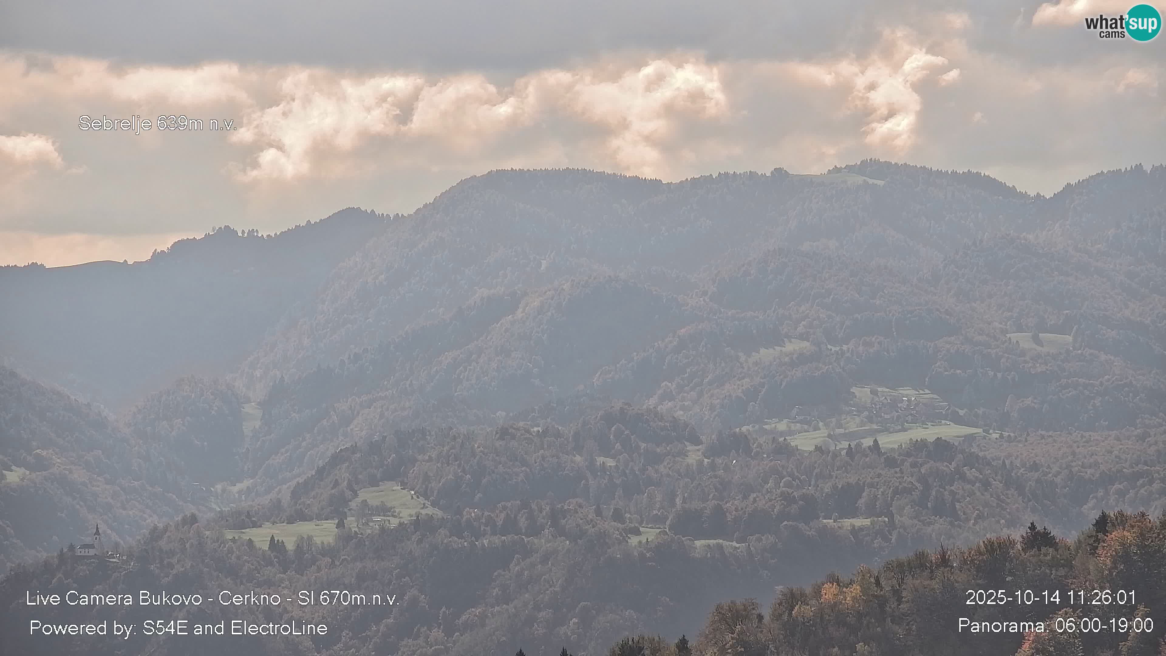Webcam Bukovo – Baška grapa | Cerkno | Slovénie
