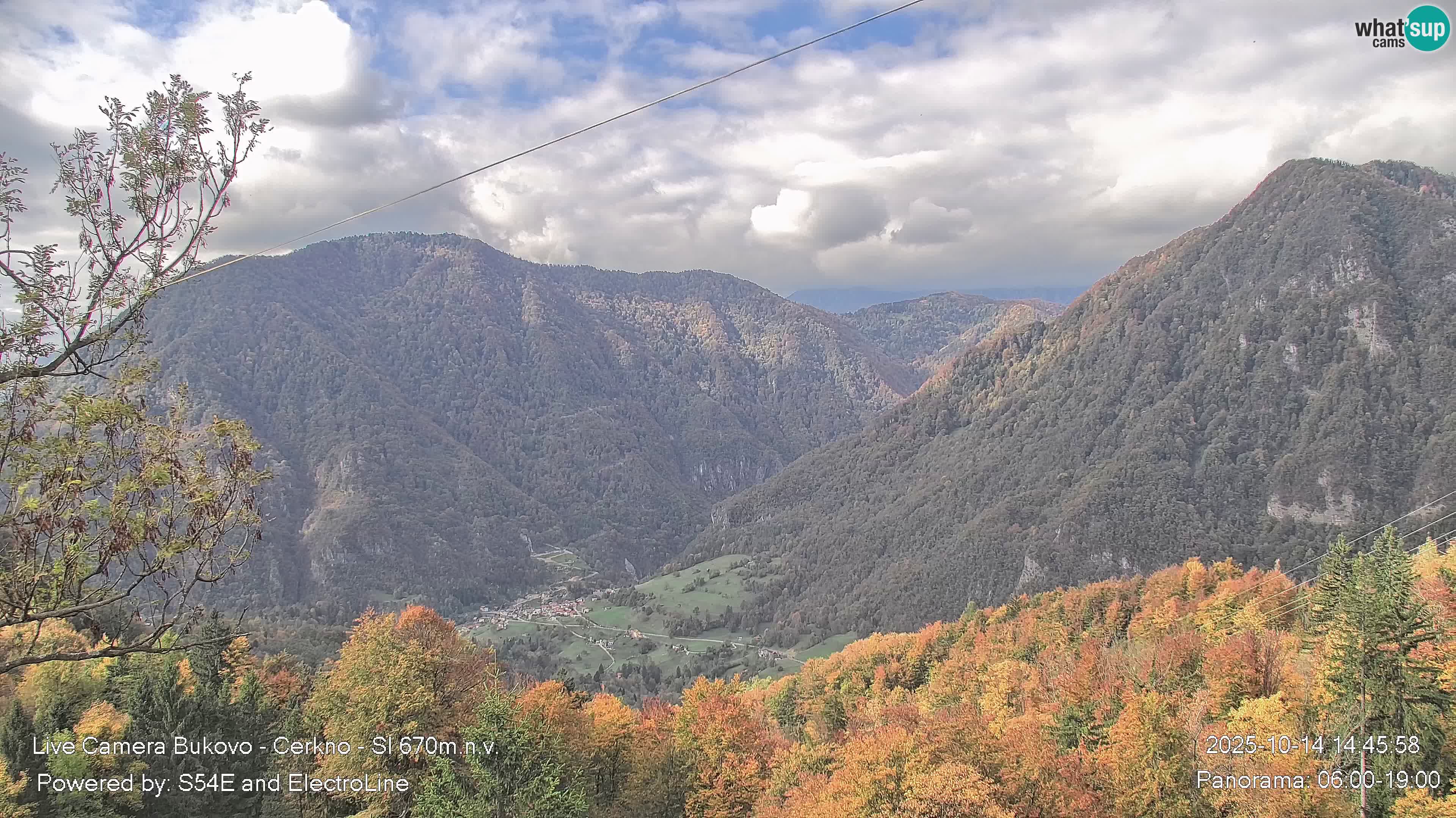 Webcam Bukovo – Baška grapa | Cerkno | Slovénie