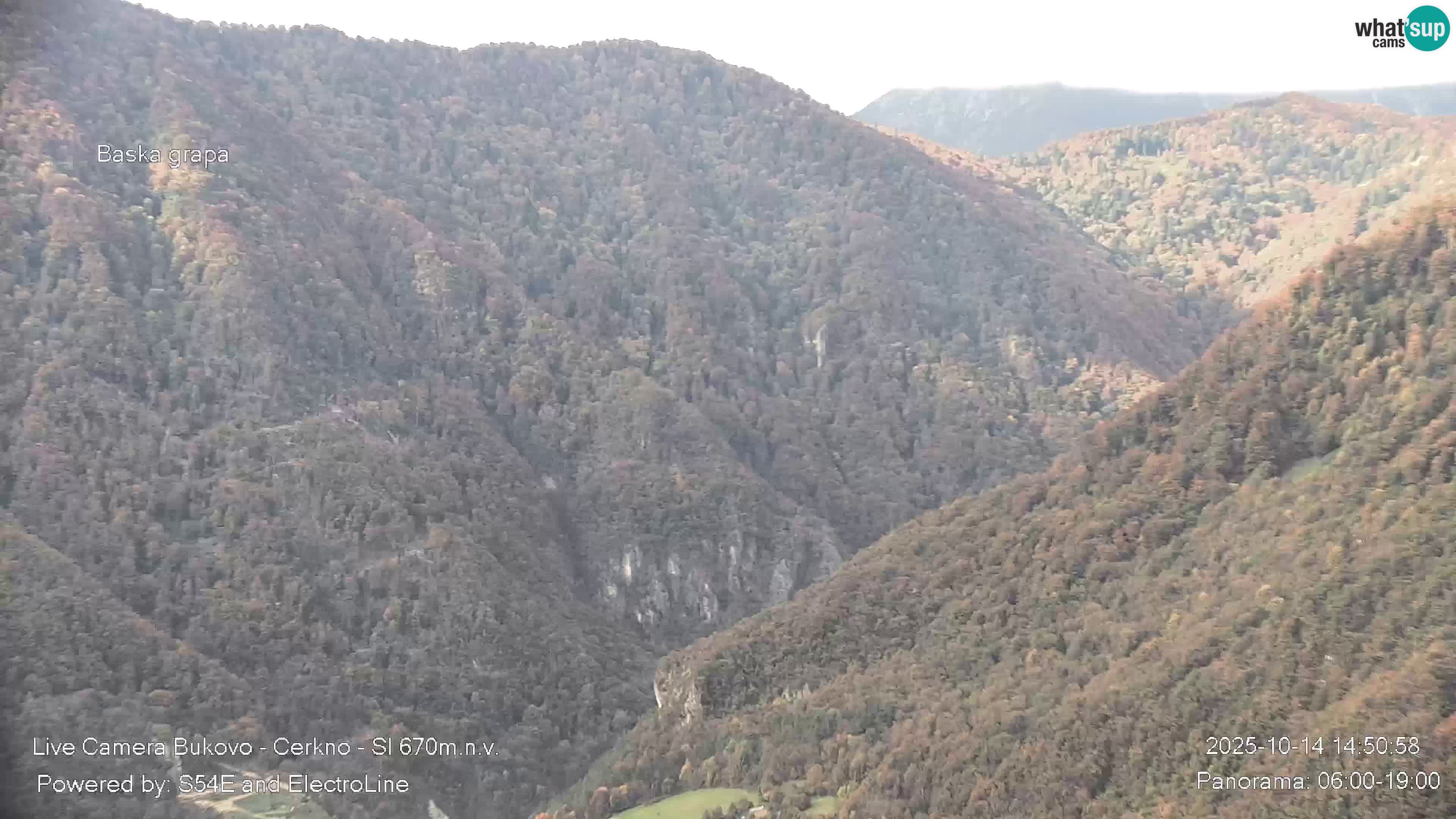 Webcam Bukovo – Baška grapa | Cerkno | Slovénie