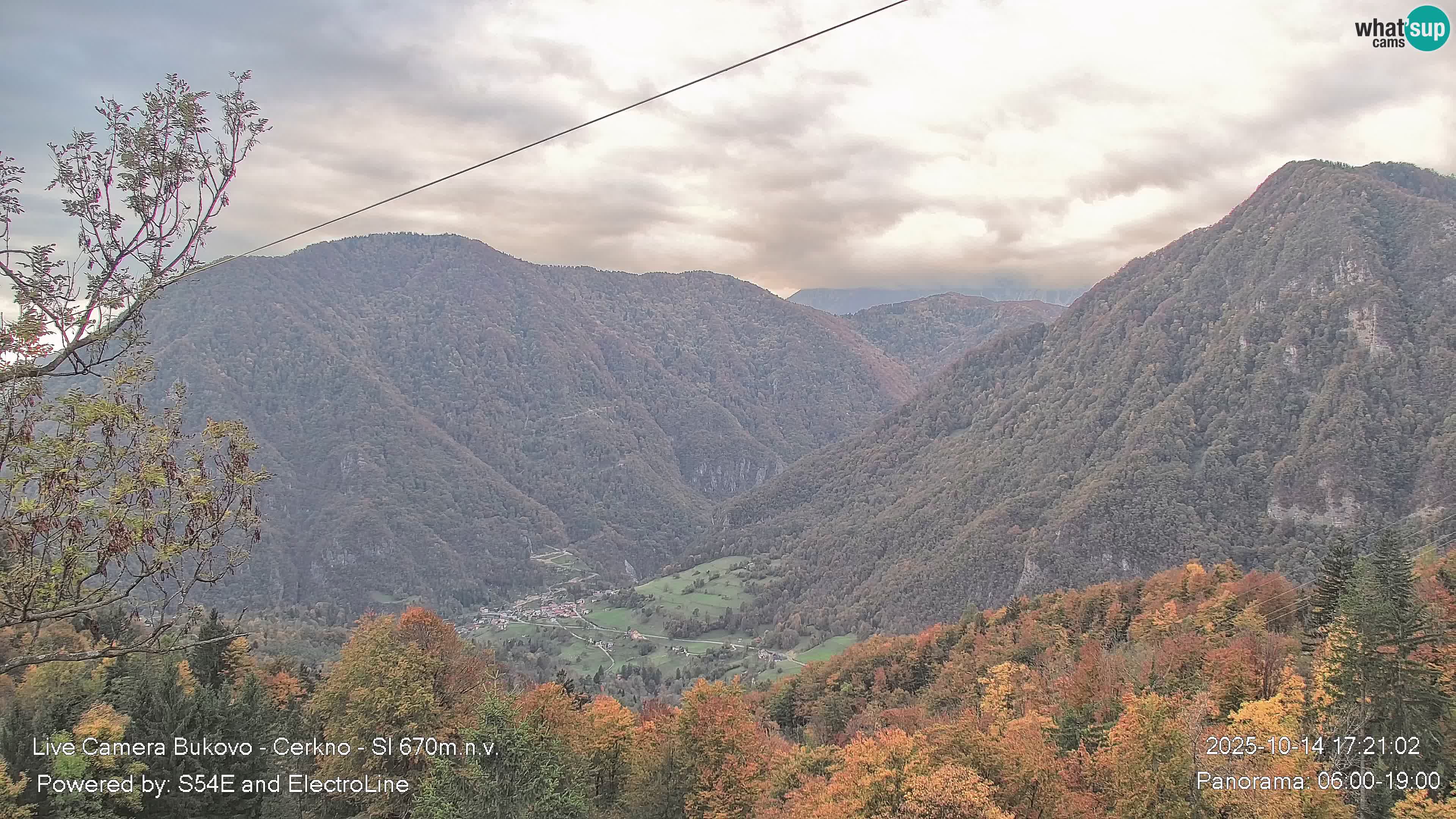 Web kamera Bukovo – Baška grapa | Cerkno | Slovenija