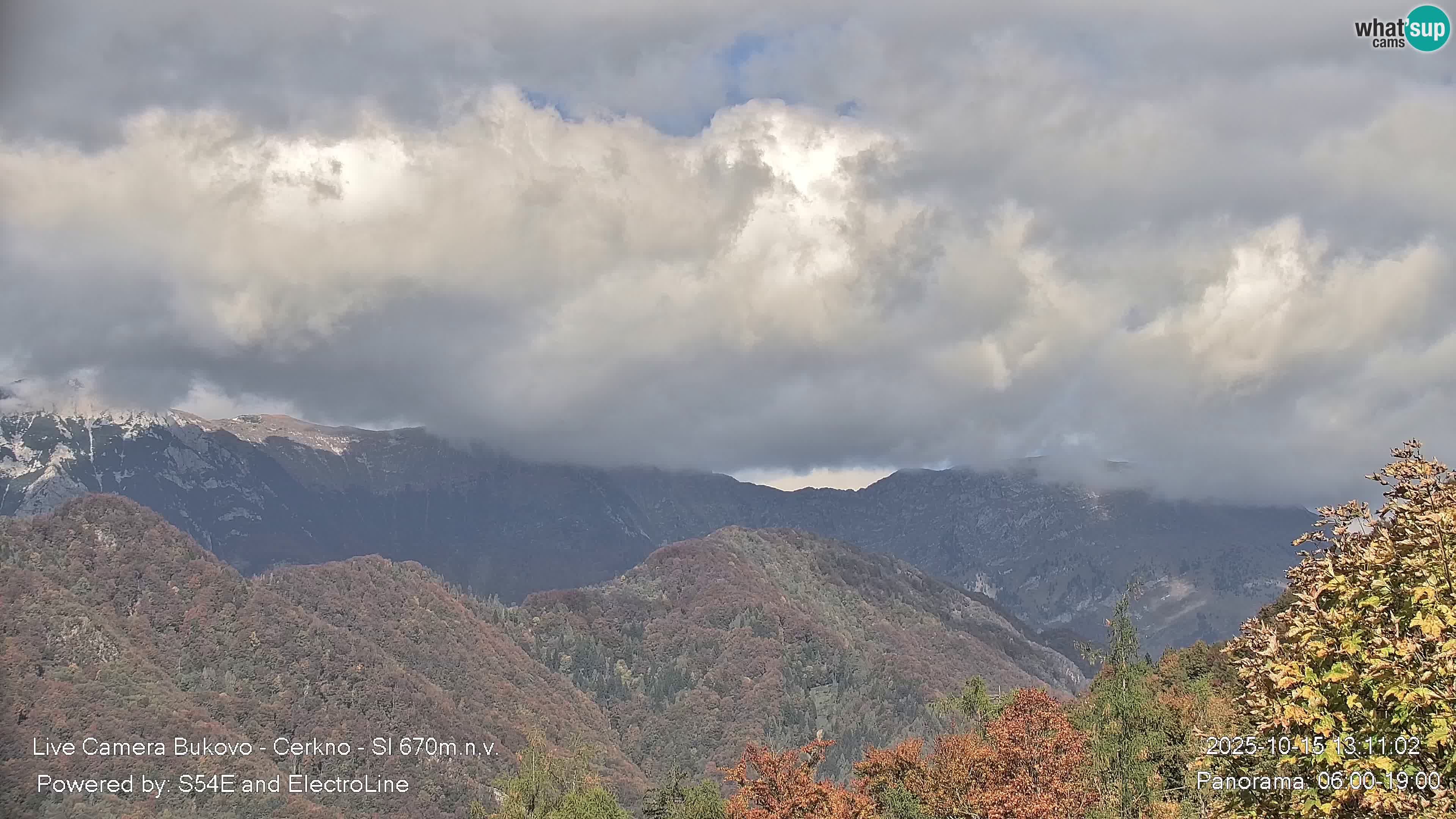 Webcam Bukovo – Baška grapa | Cerkno | Slovénie