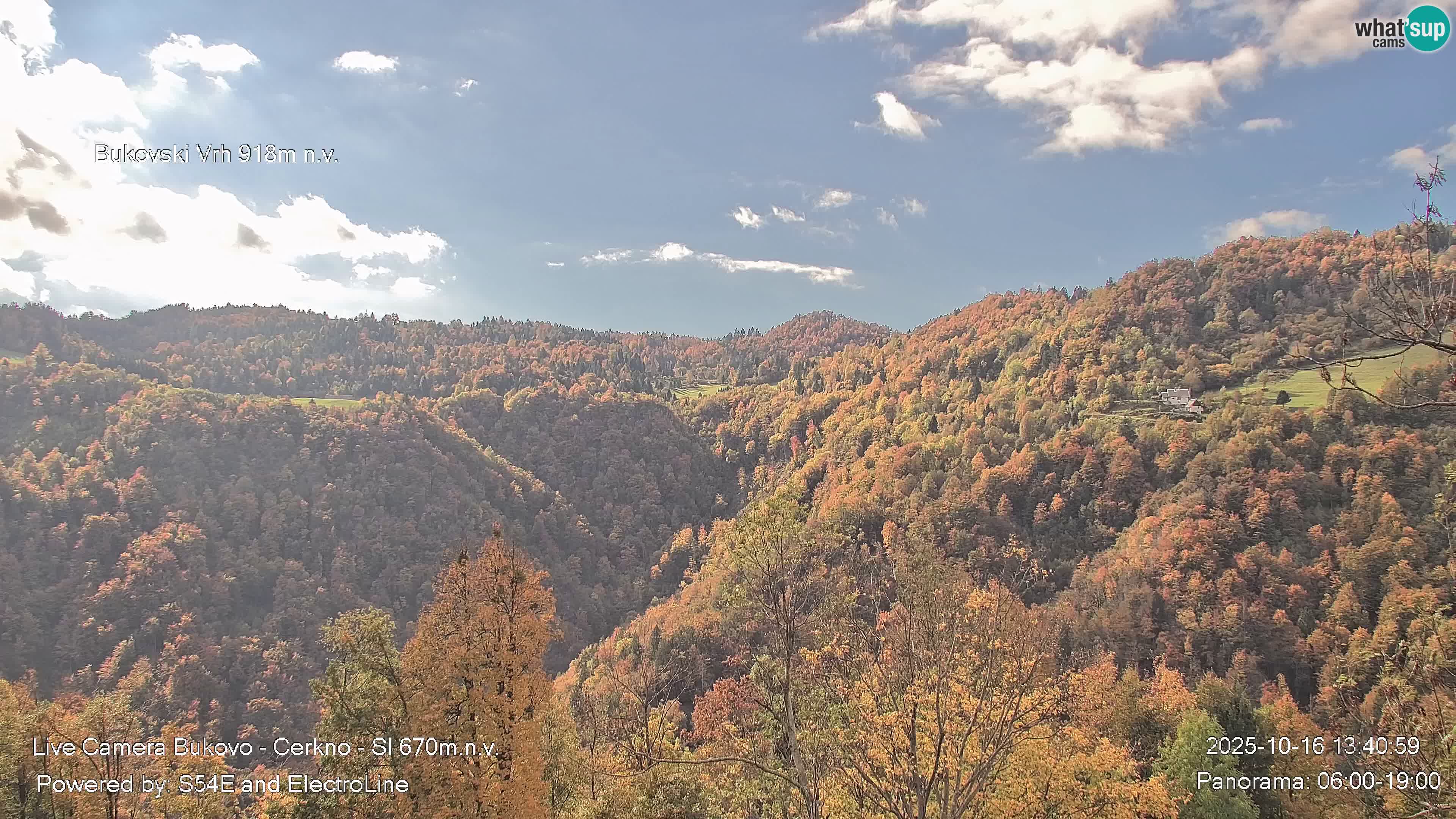 Webcam en vivo Bukovo – Baška grapa | Cerkno | Eslovenia