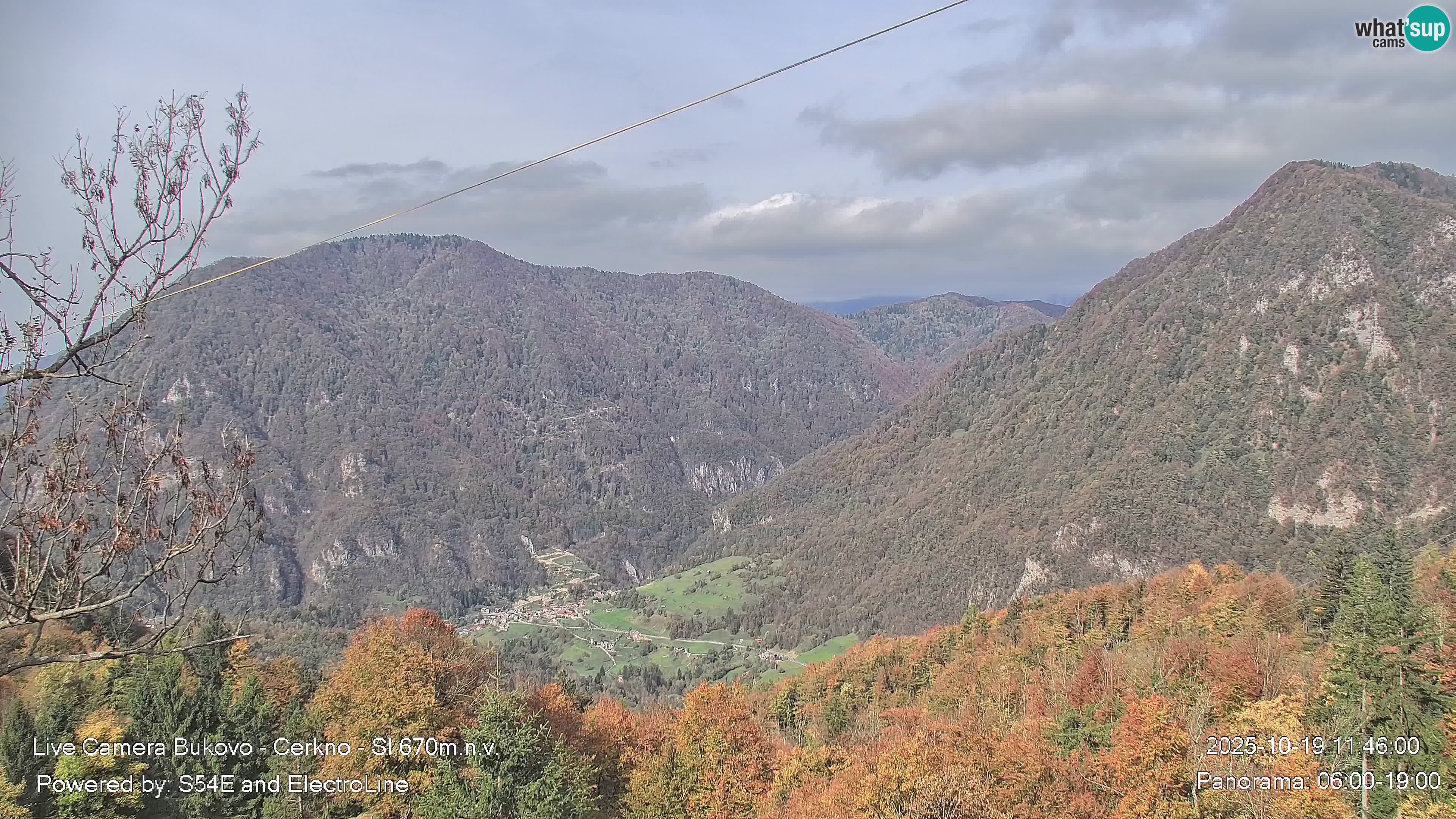Web kamera Bukovo – Baška grapa | Cerkno | Slovenija