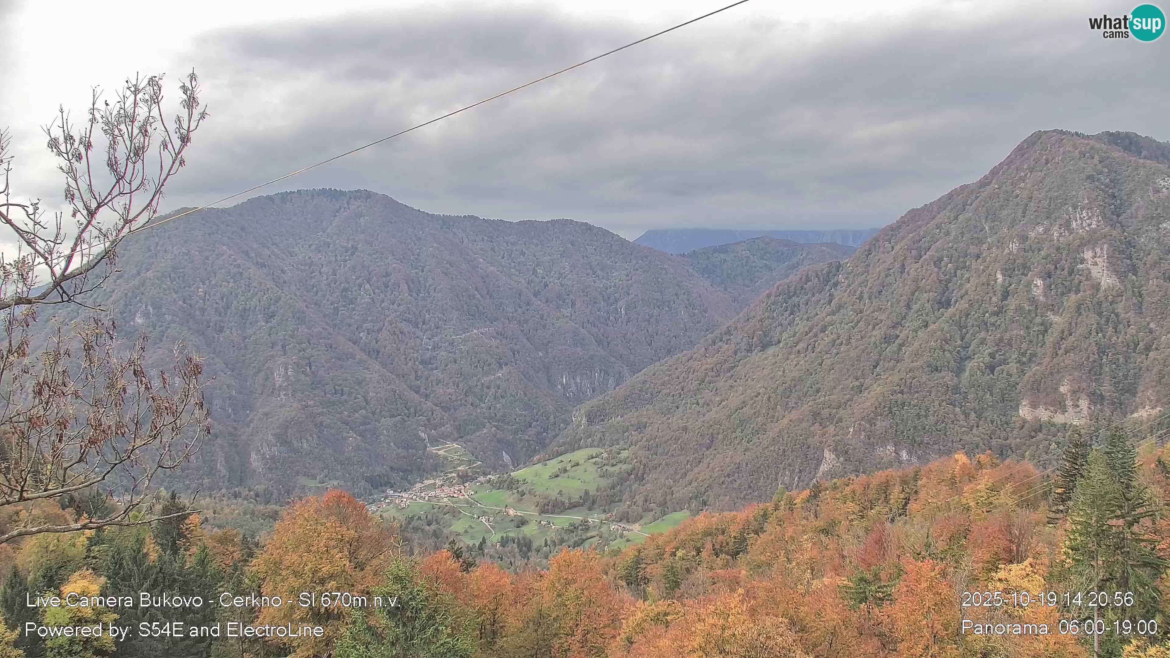 Web kamera Bukovo – Baška grapa | Cerkno | Slovenija