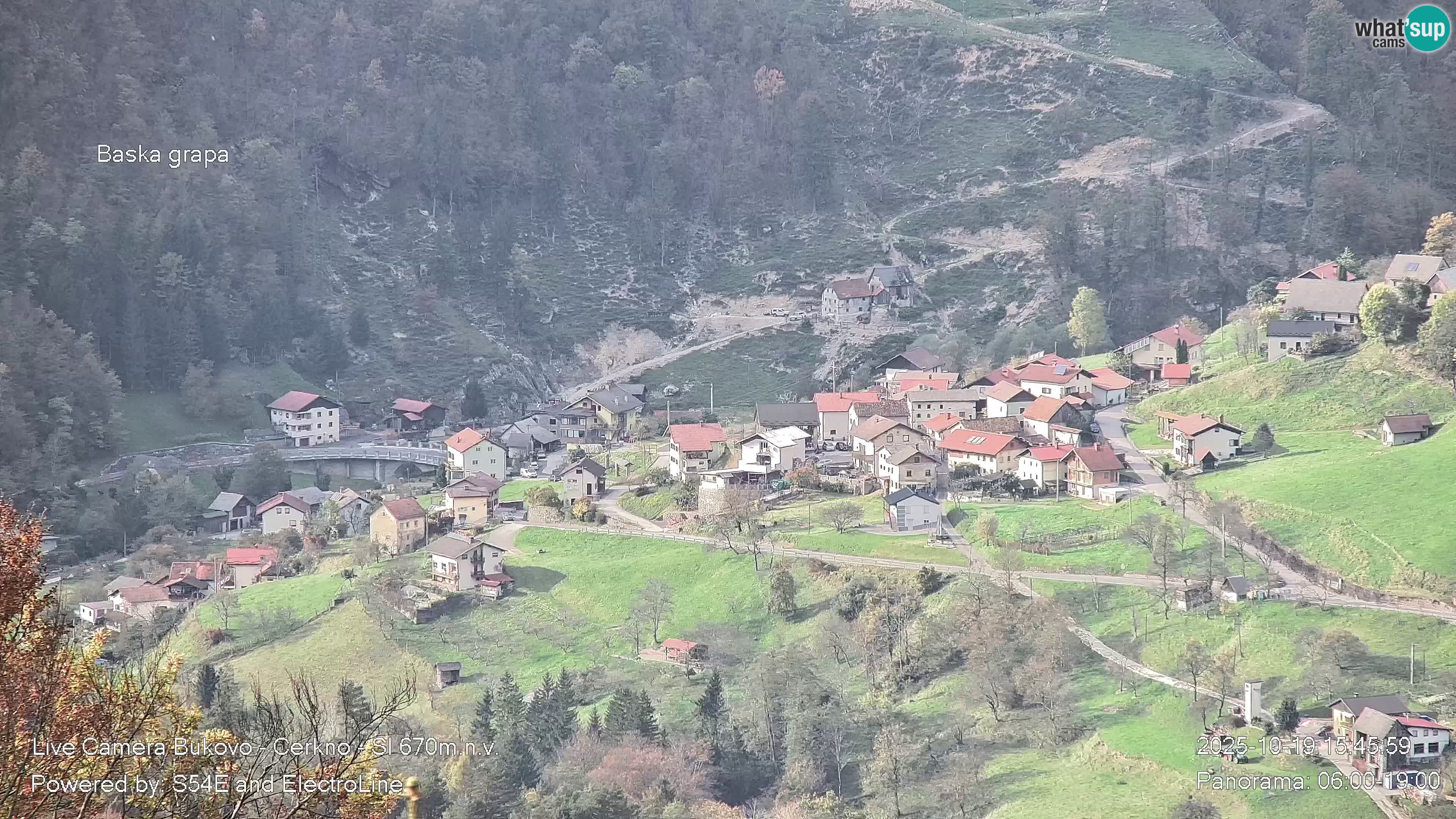 Webcam Bukovo – Baška grapa | Cerkno | Slovenia