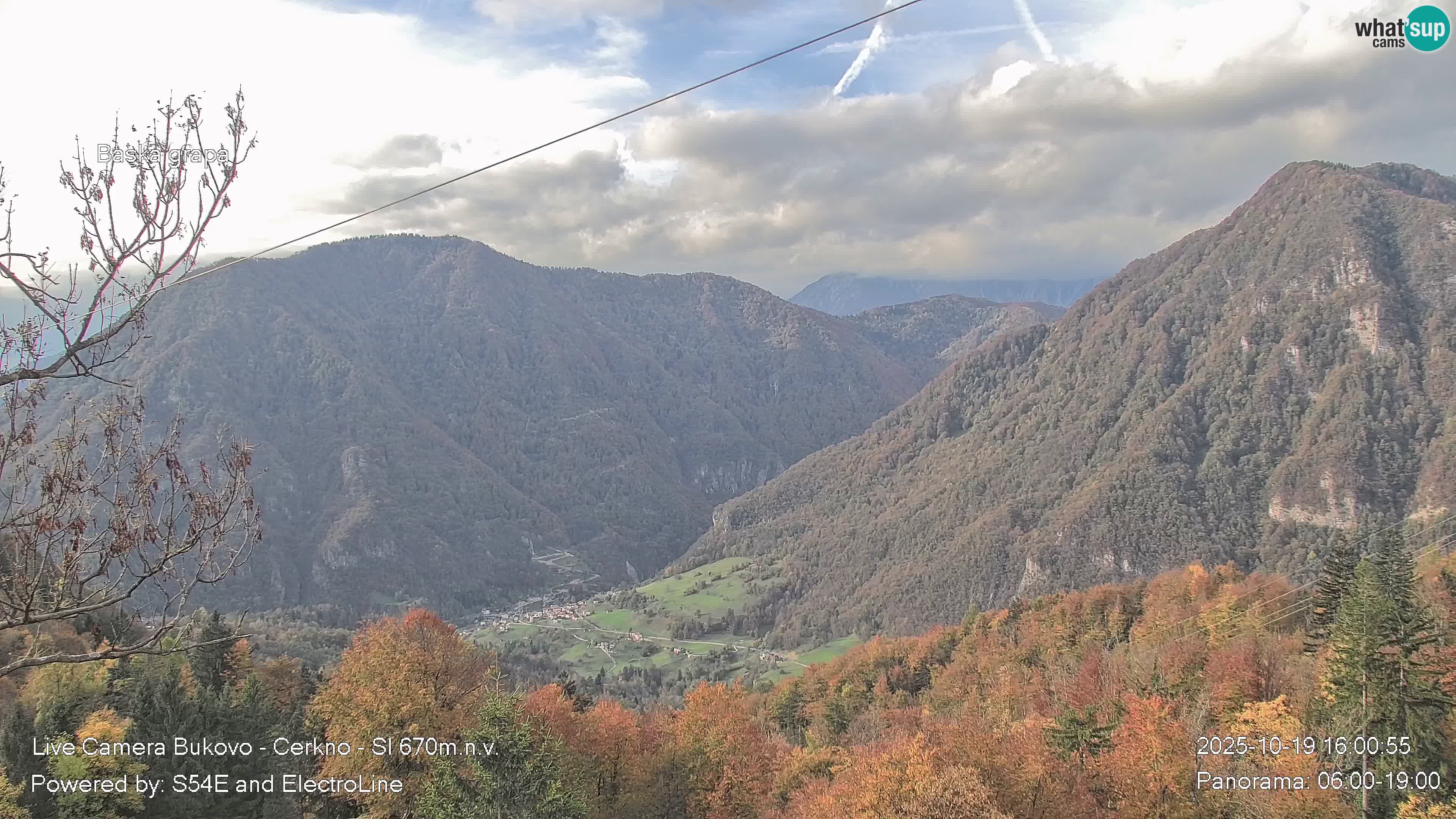 Webcam Bukovo – Baška grapa | Cerkno | Slovenia
