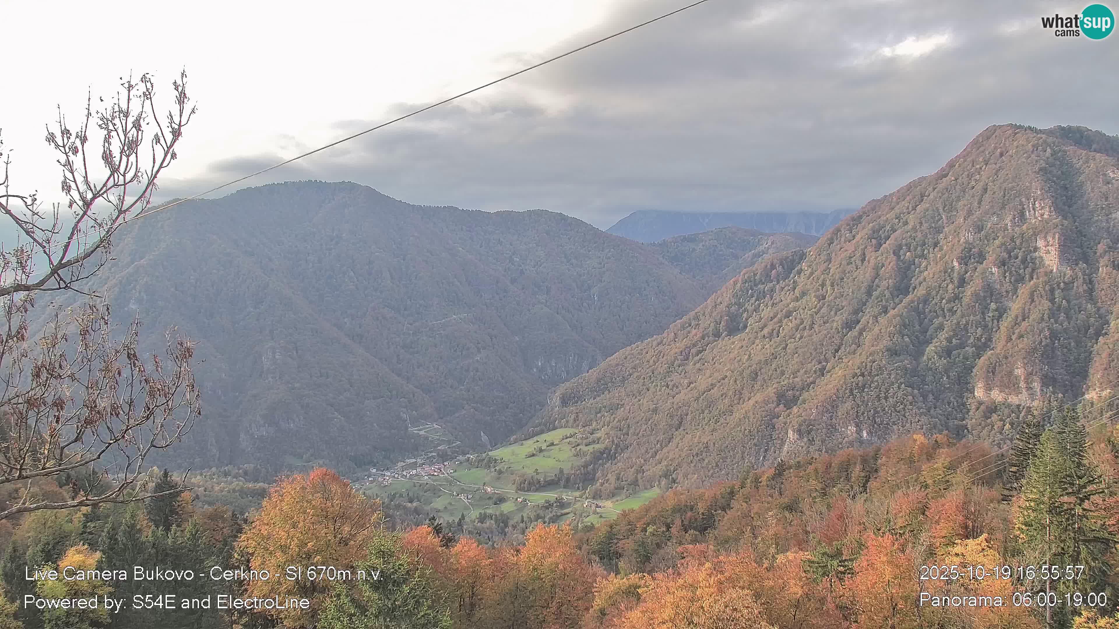 Web kamera Bukovo – Baška grapa | Cerkno | Slovenija