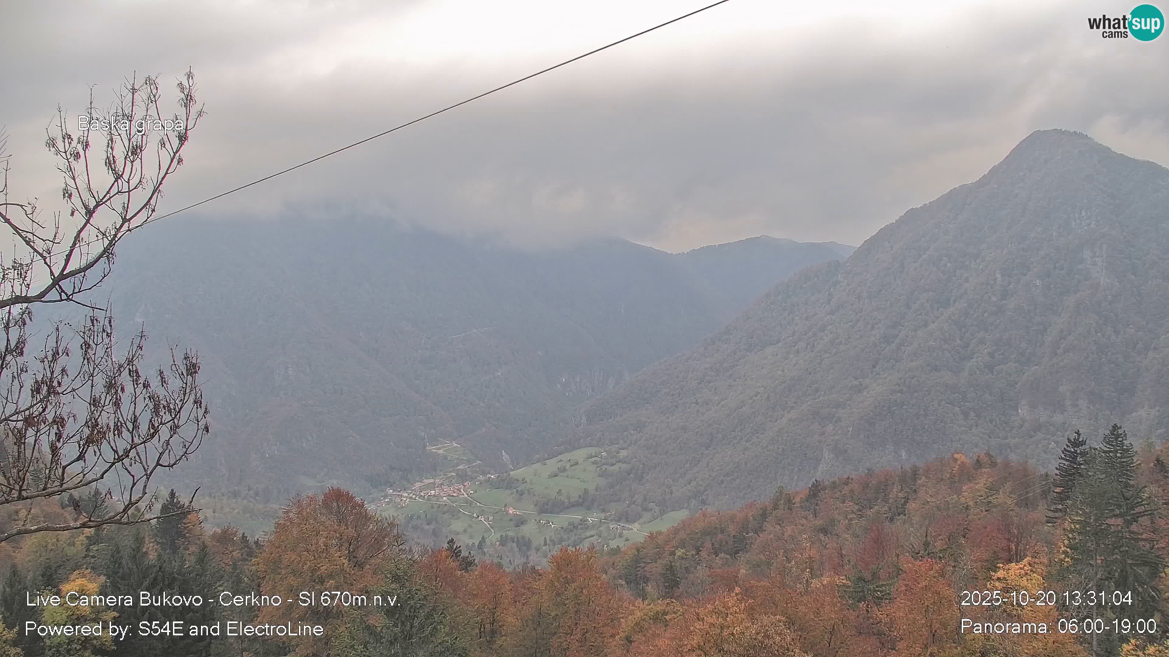 Webcam en vivo Bukovo – Baška grapa | Cerkno | Eslovenia