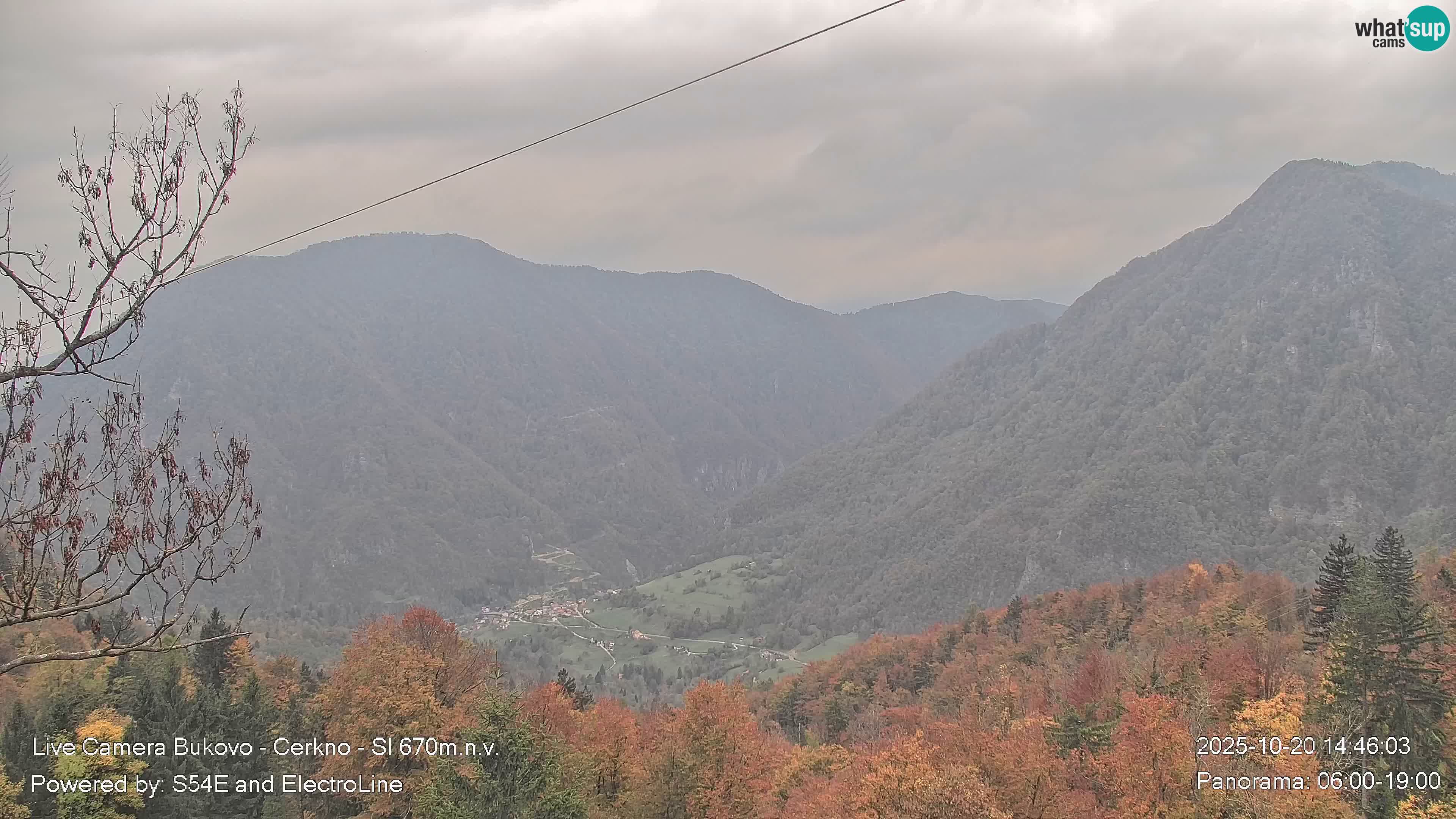 Web kamera Bukovo – Baška grapa | Cerkno | Slovenija
