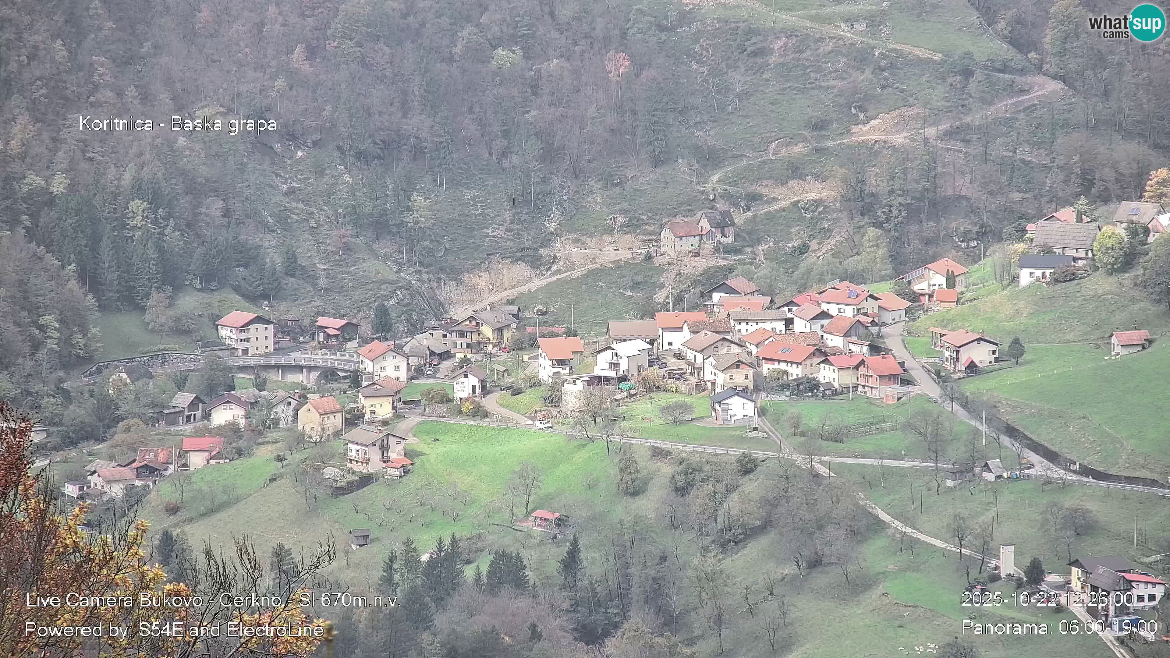 Webcam Bukovo – Baška grapa | Cerkno | Slovenia