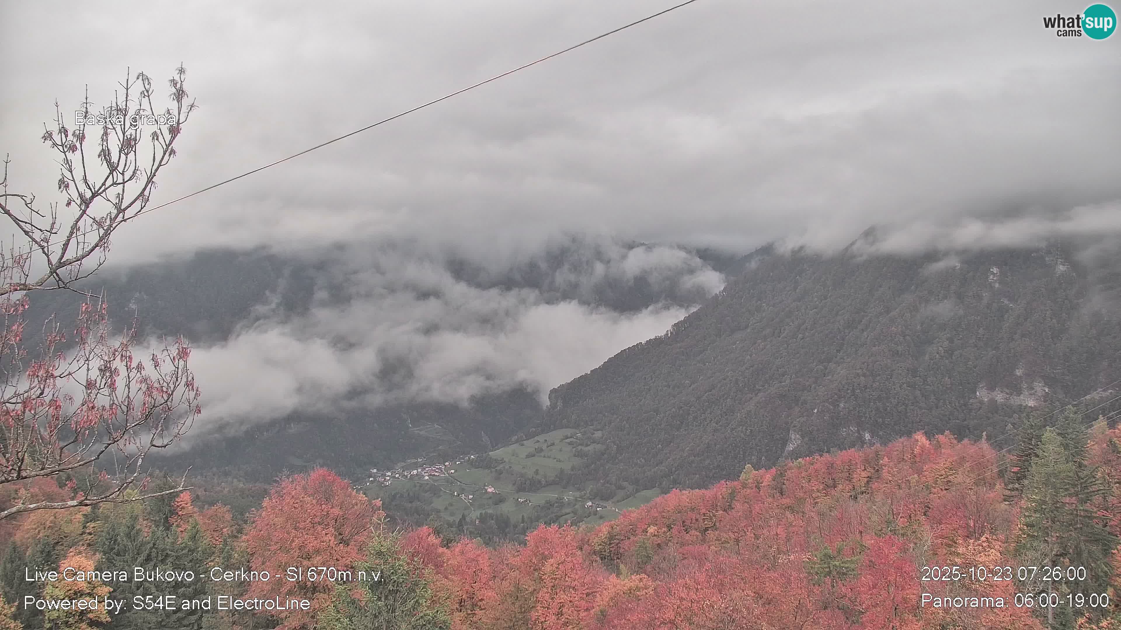 Kamera Bukovo – Baška grapa | Cerkno
