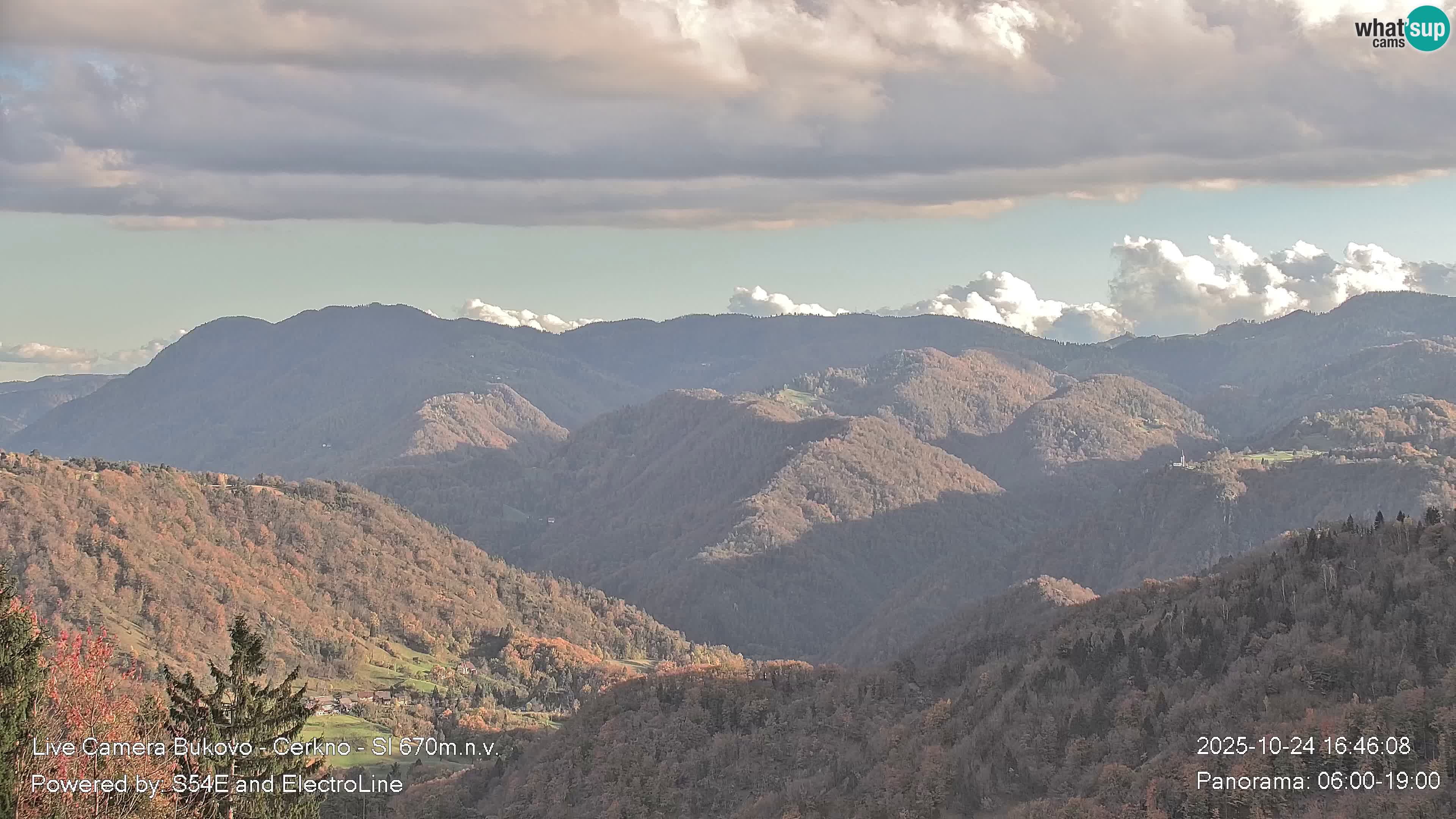 Web kamera Bukovo – Baška grapa | Cerkno | Slovenija