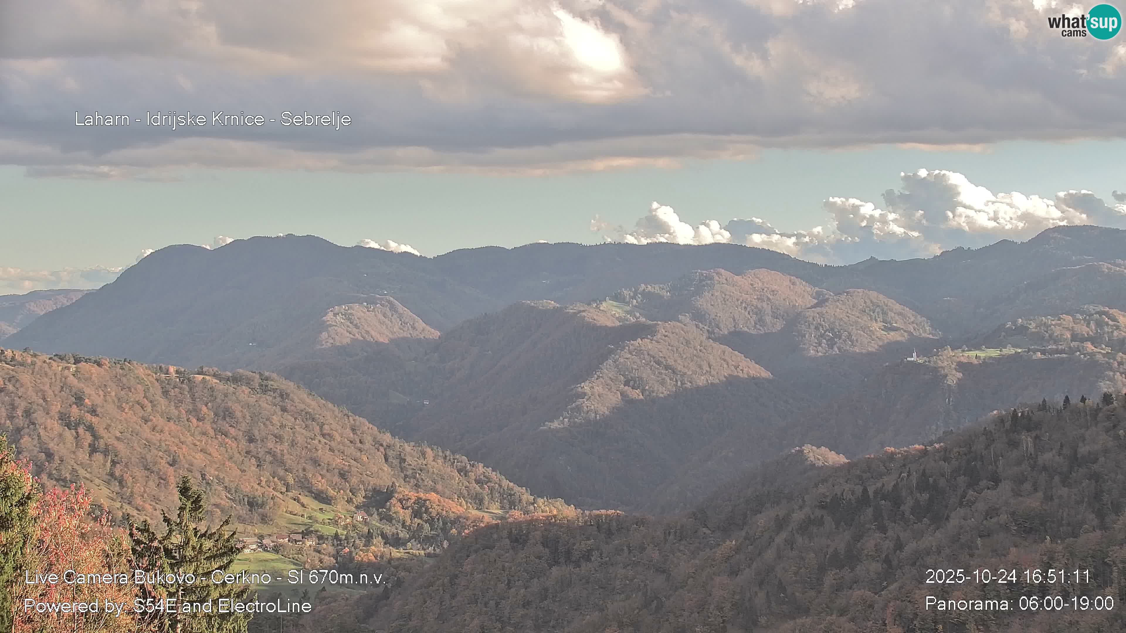 Web kamera Bukovo – Baška grapa | Cerkno | Slovenija
