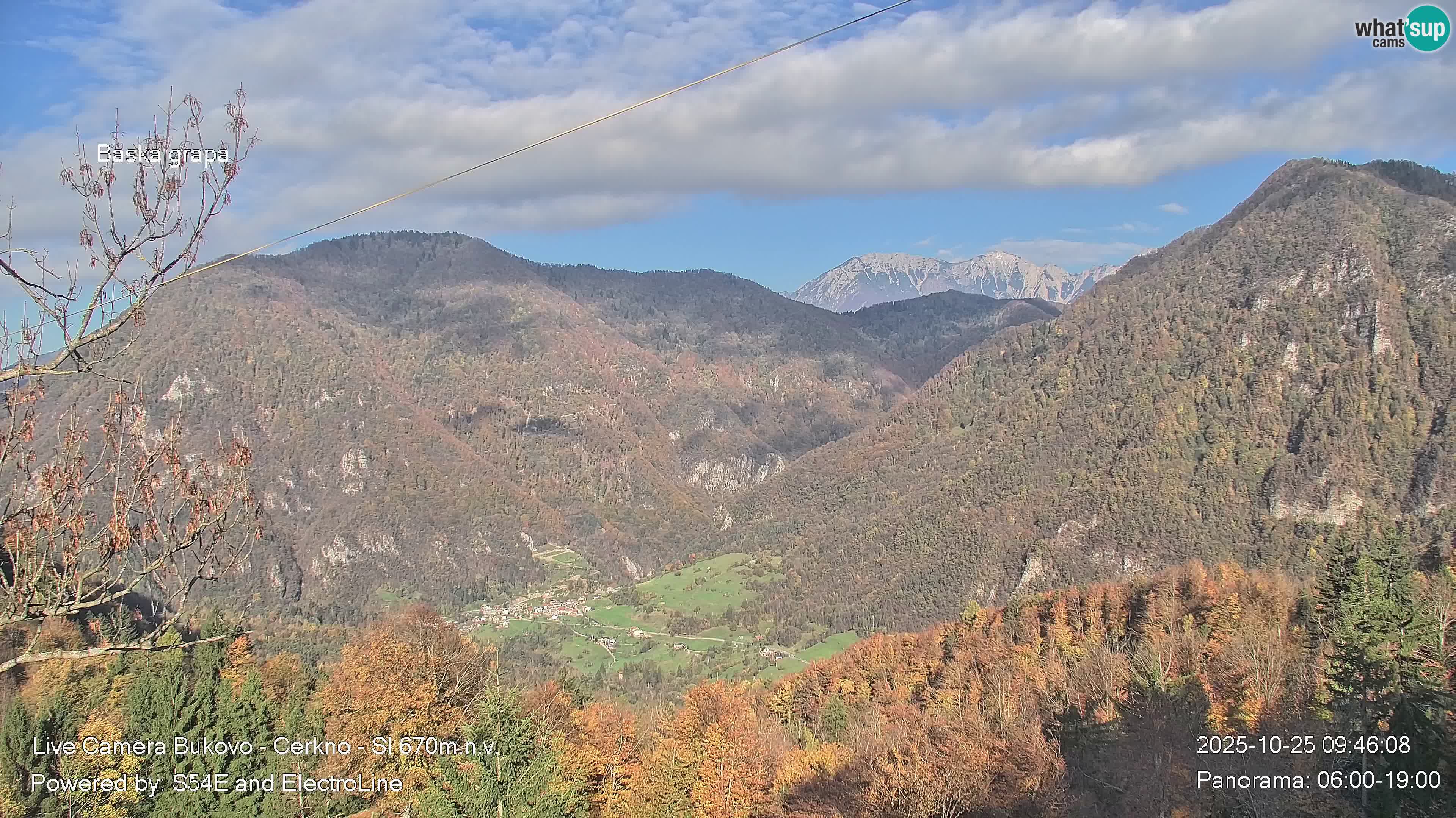 Webcam Bukovo – Baška grapa | Cerkno | Slovenia