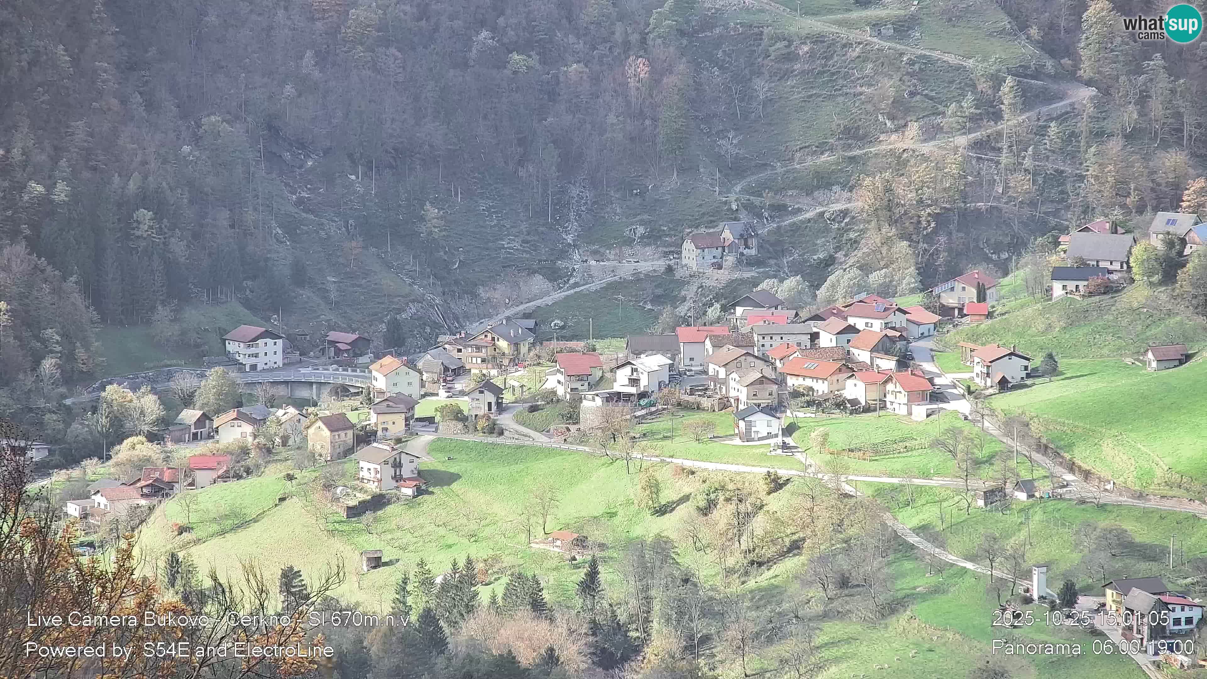 Web kamera Bukovo – Baška grapa | Cerkno | Slovenija