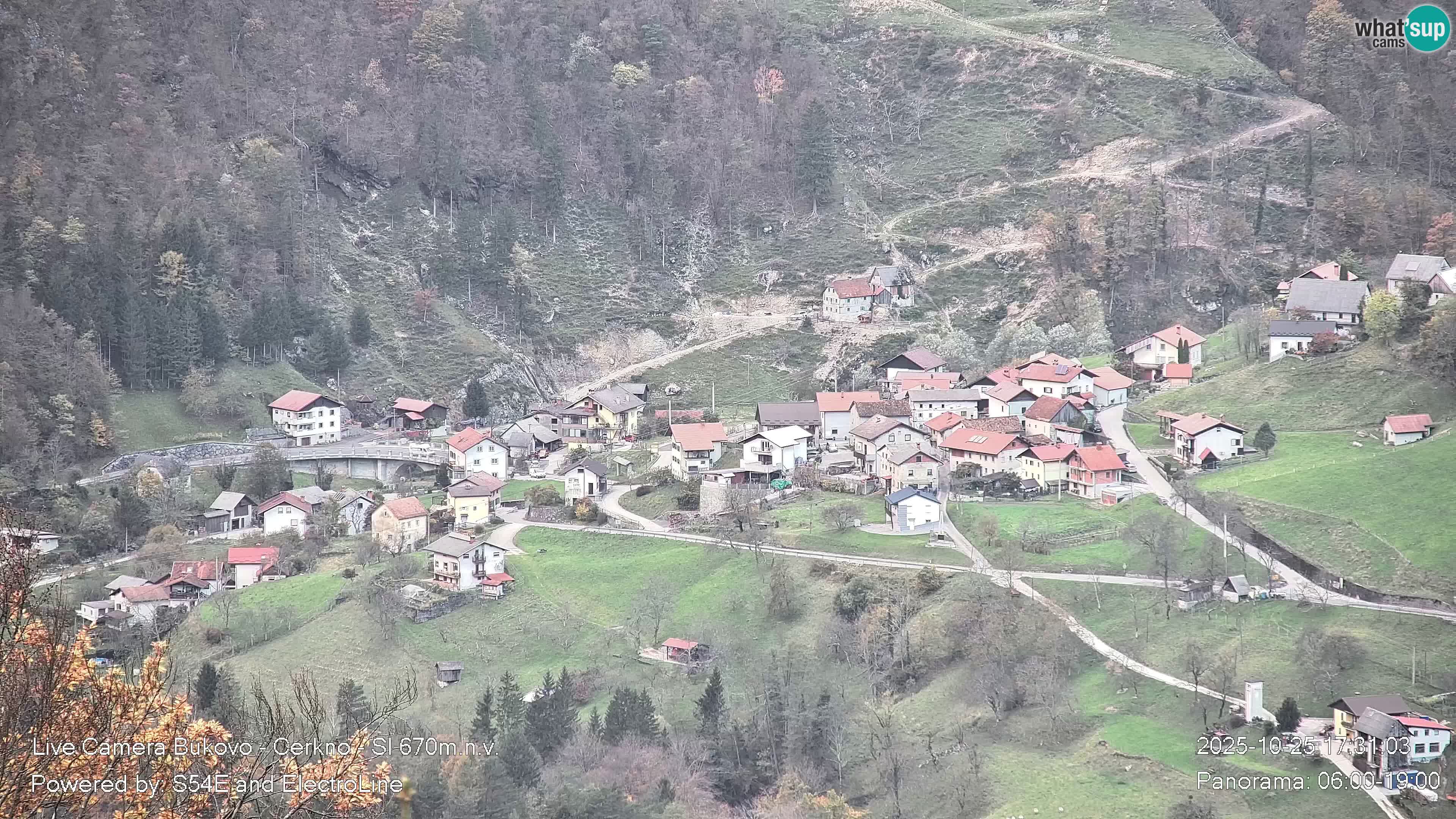 Webcam Bukovo – Baška grapa | Cerkno | Slovénie