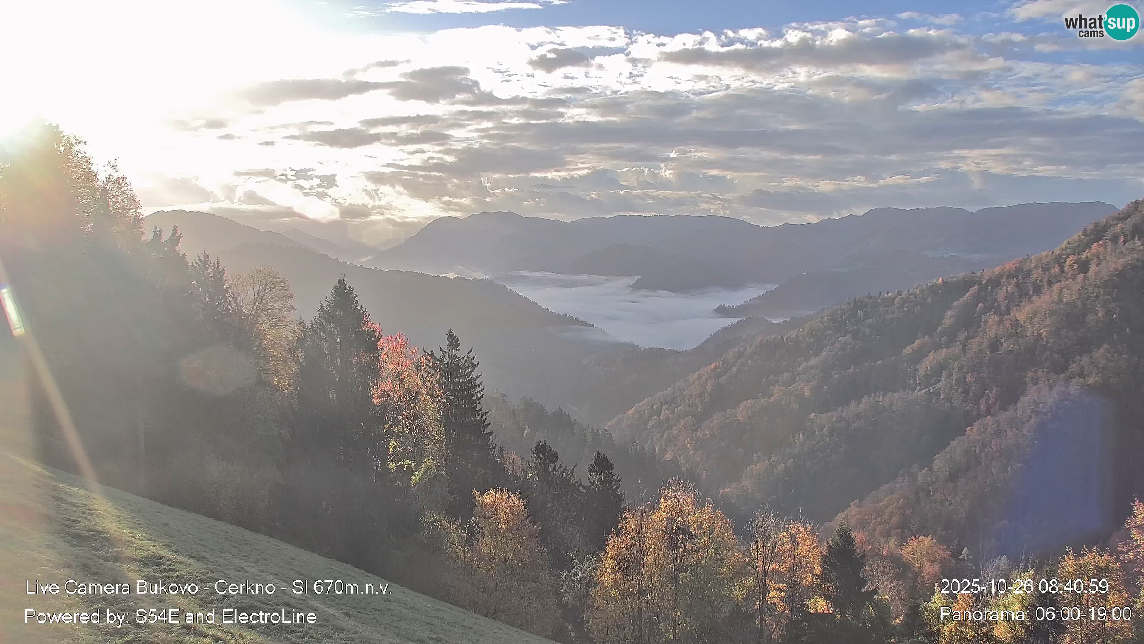 Webcam Bukovo – Baška grapa | Cerkno | Slovénie