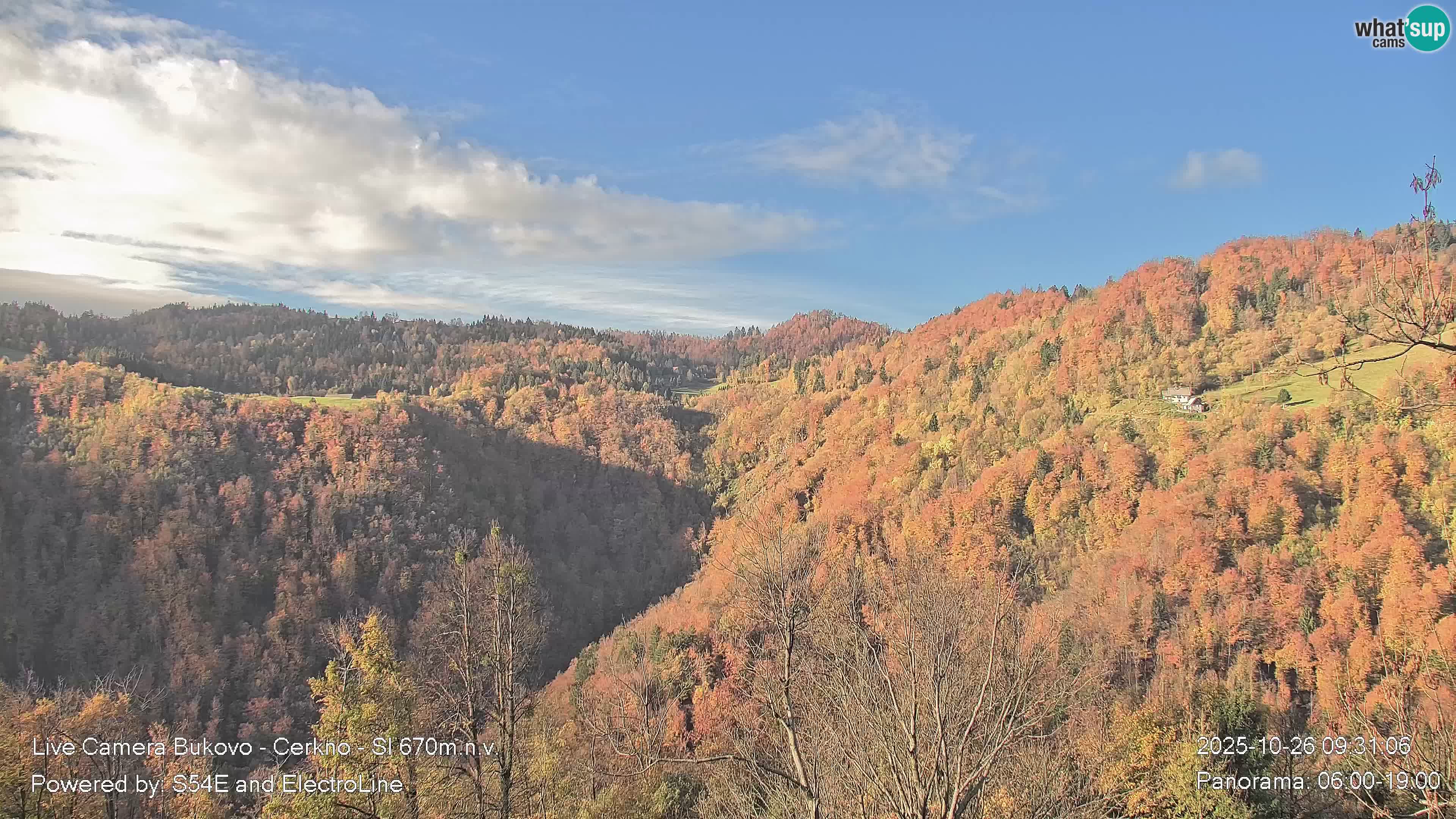 Webcam Bukovo – Baška grapa | Cerkno | Slovénie
