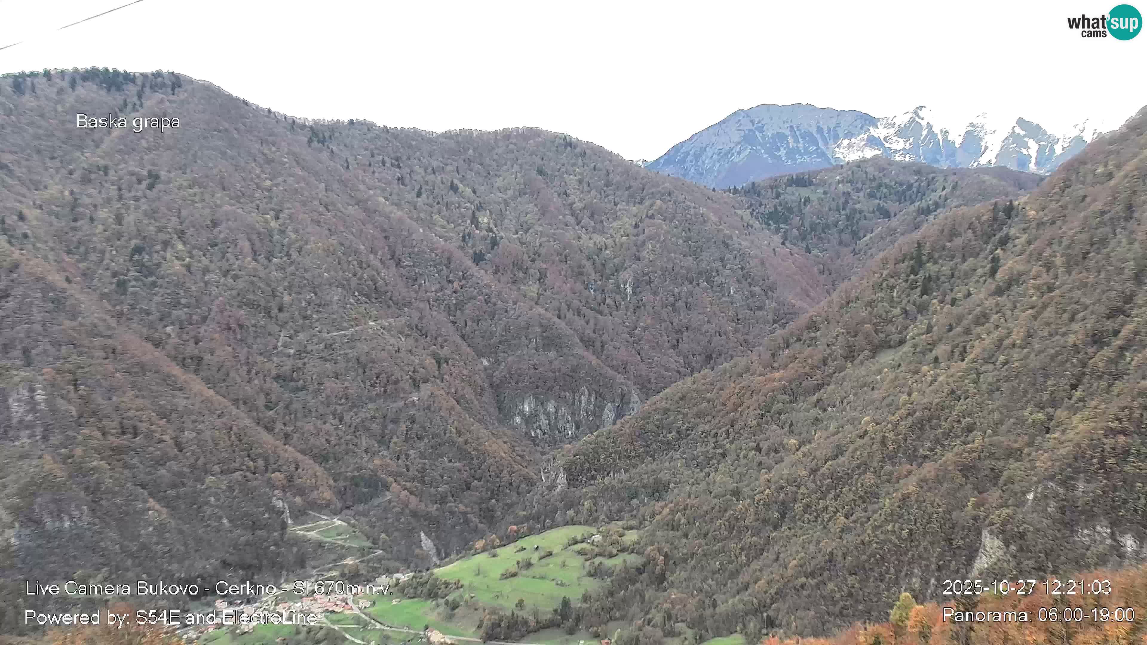 Kamera Bukovo – Baška grapa | Cerkno