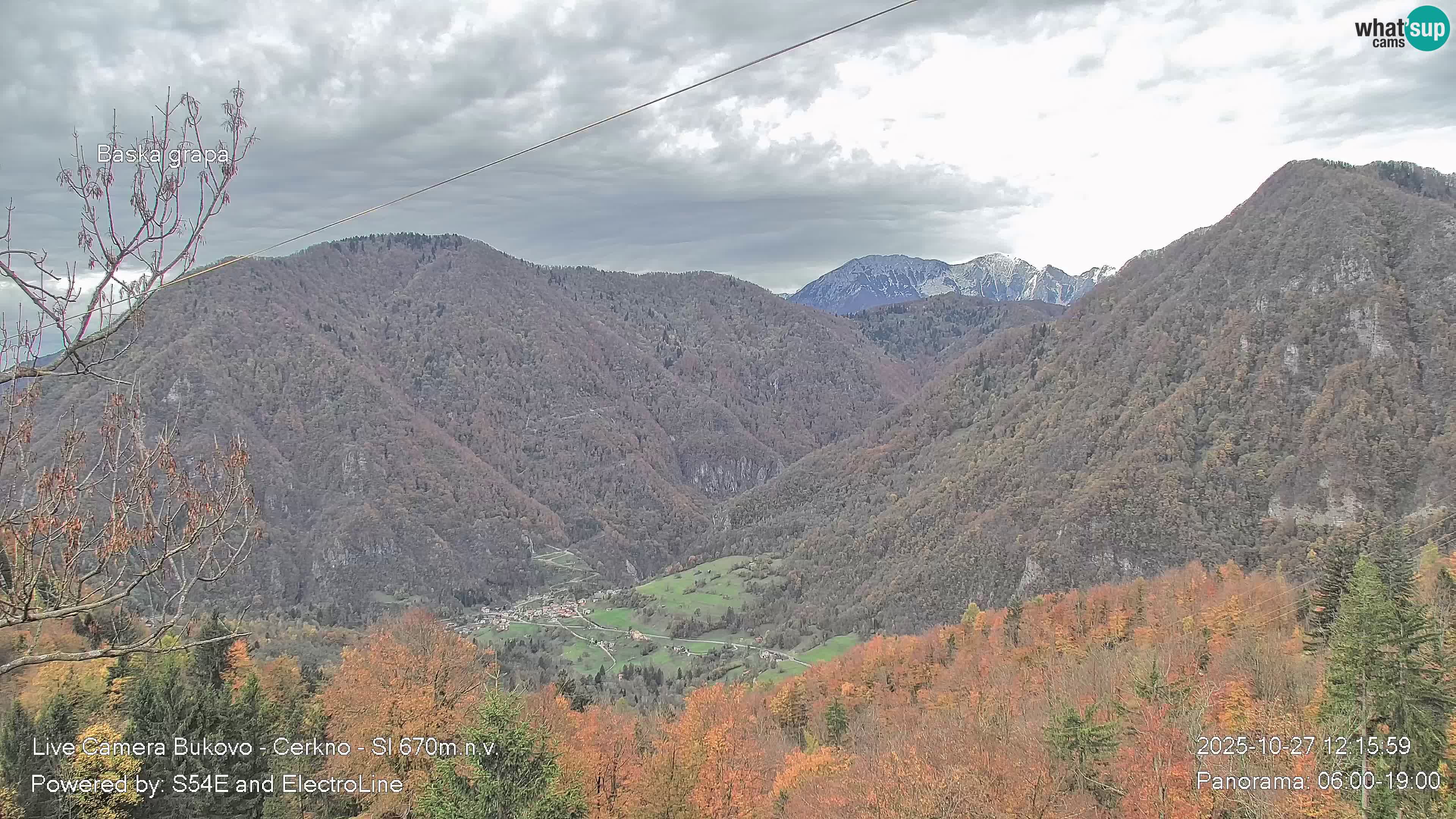 Bukovo Webcam – Baška grapa | Cerkno | Slowenien
