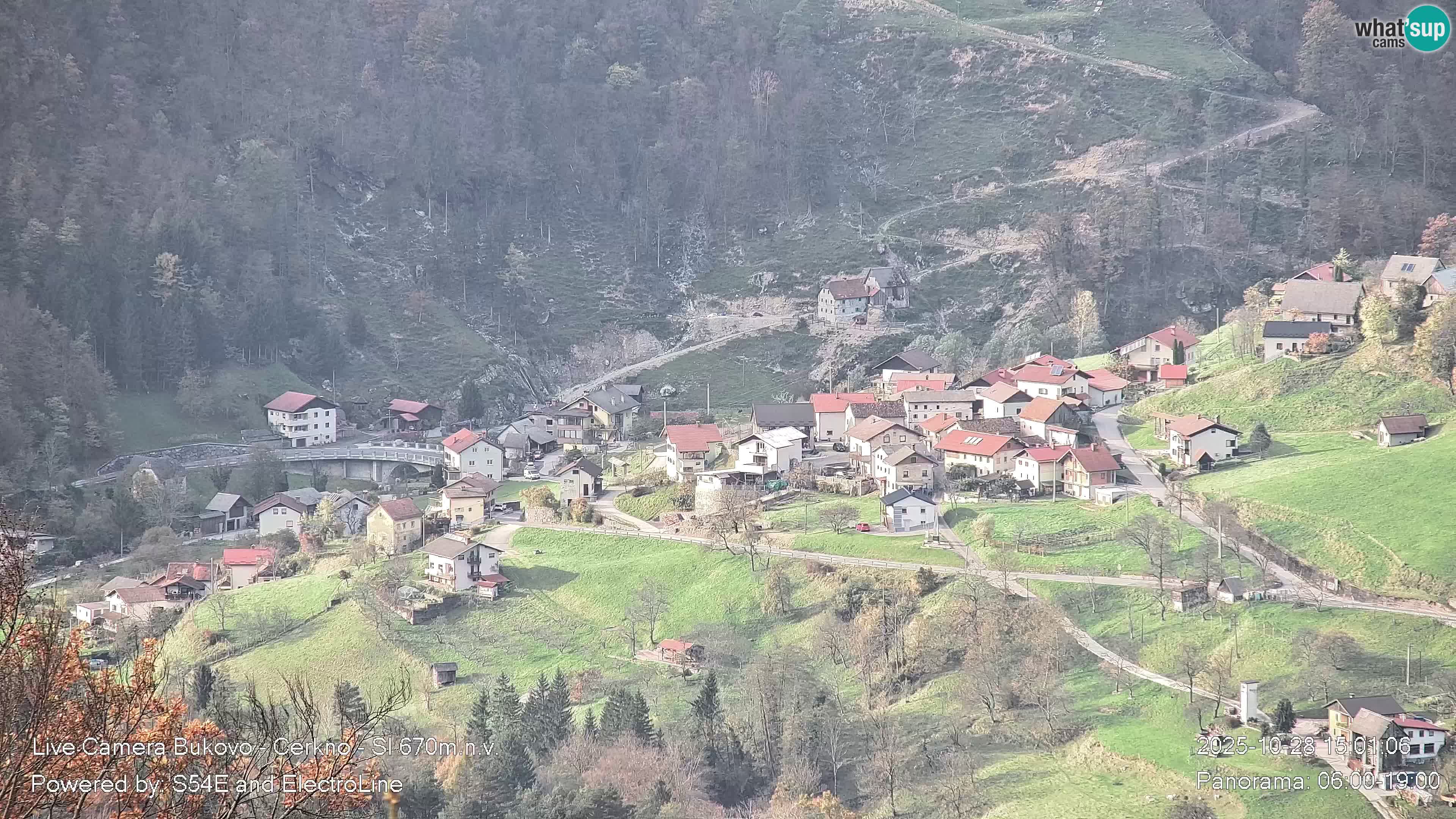 Web kamera Bukovo – Baška grapa | Cerkno | Slovenija