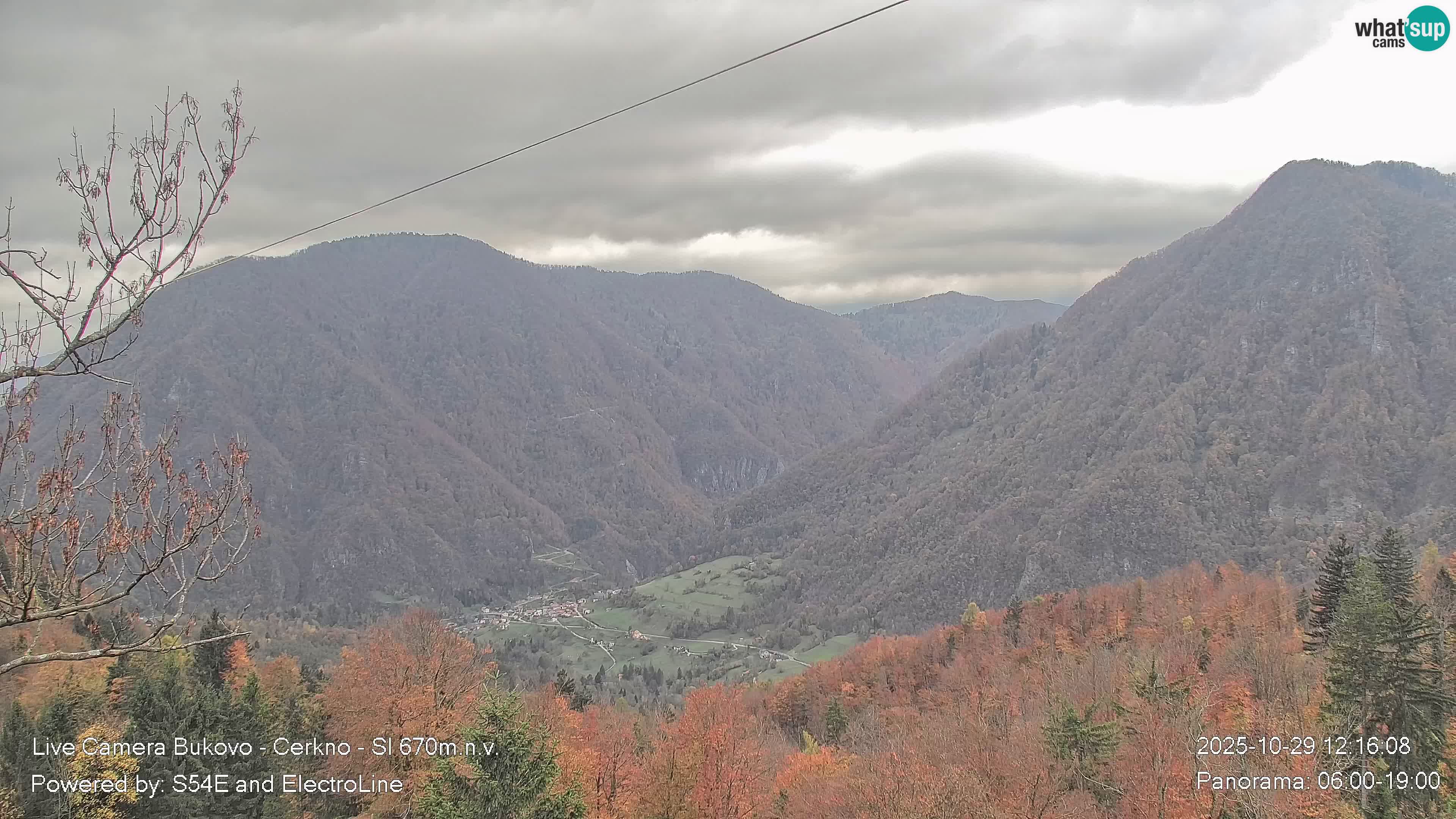 Webcam Bukovo – Baška grapa | Cerkno | Slovénie
