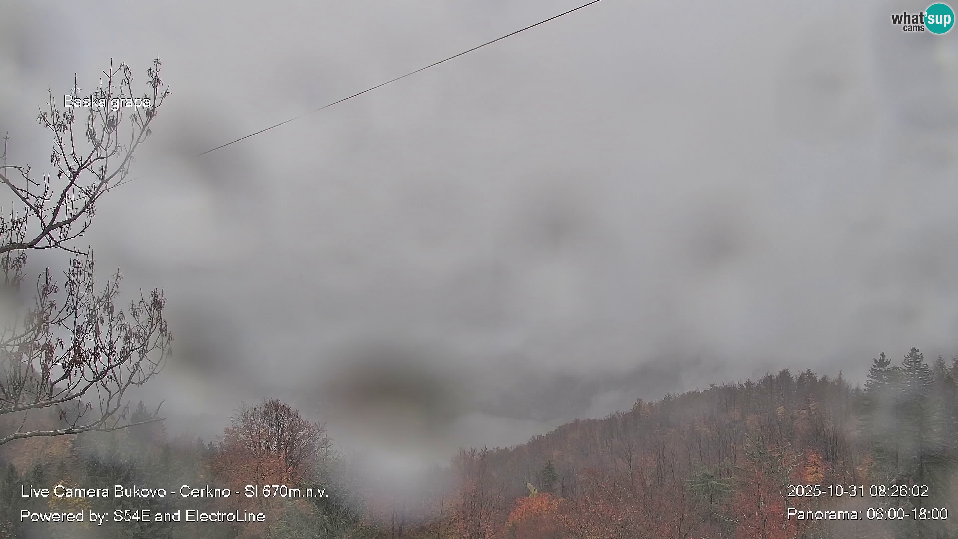 Webcam Bukovo – Baška grapa | Cerkno | Slovénie