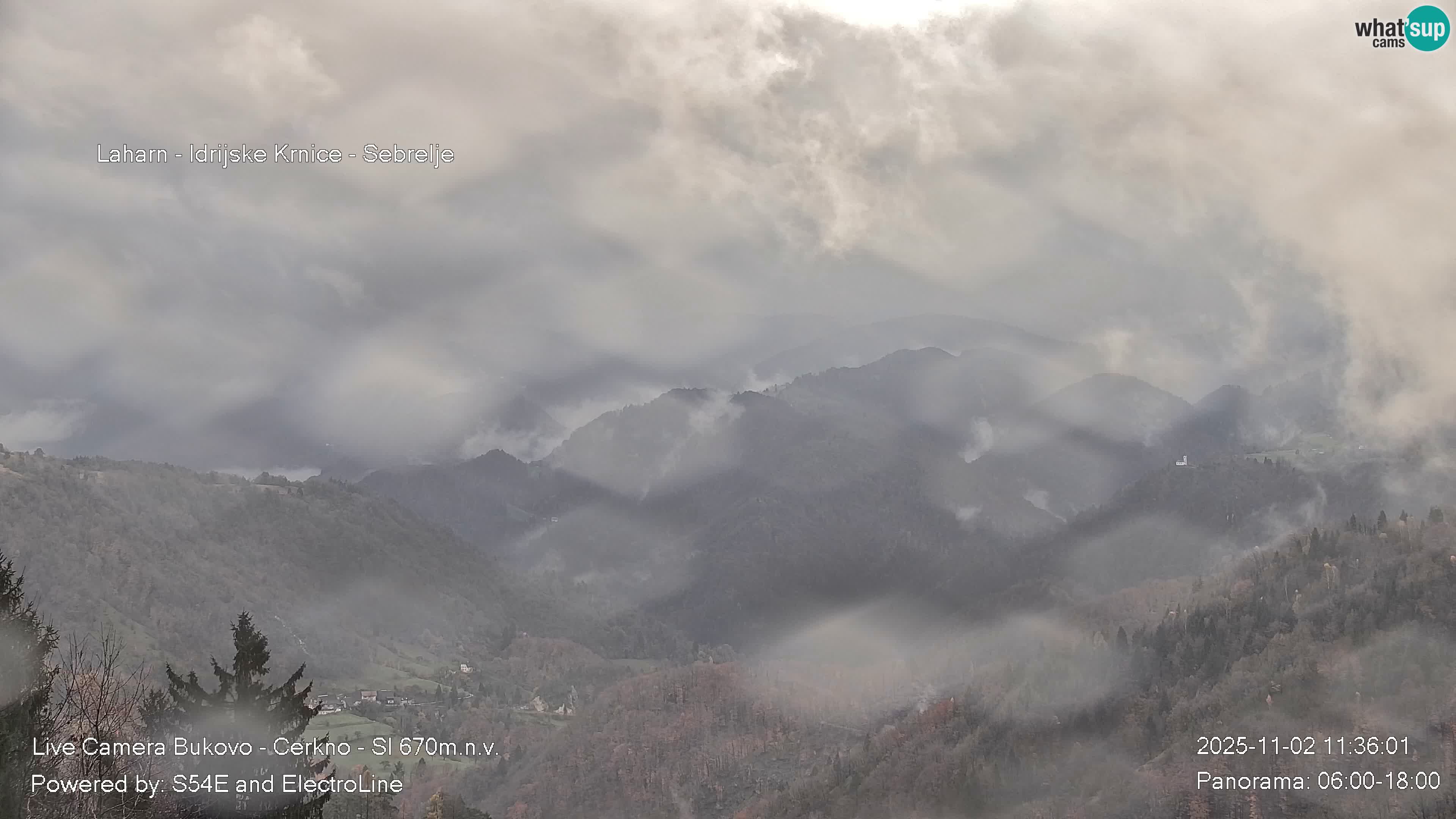 Bukovo Webcam – Baška grapa | Cerkno | Slowenien