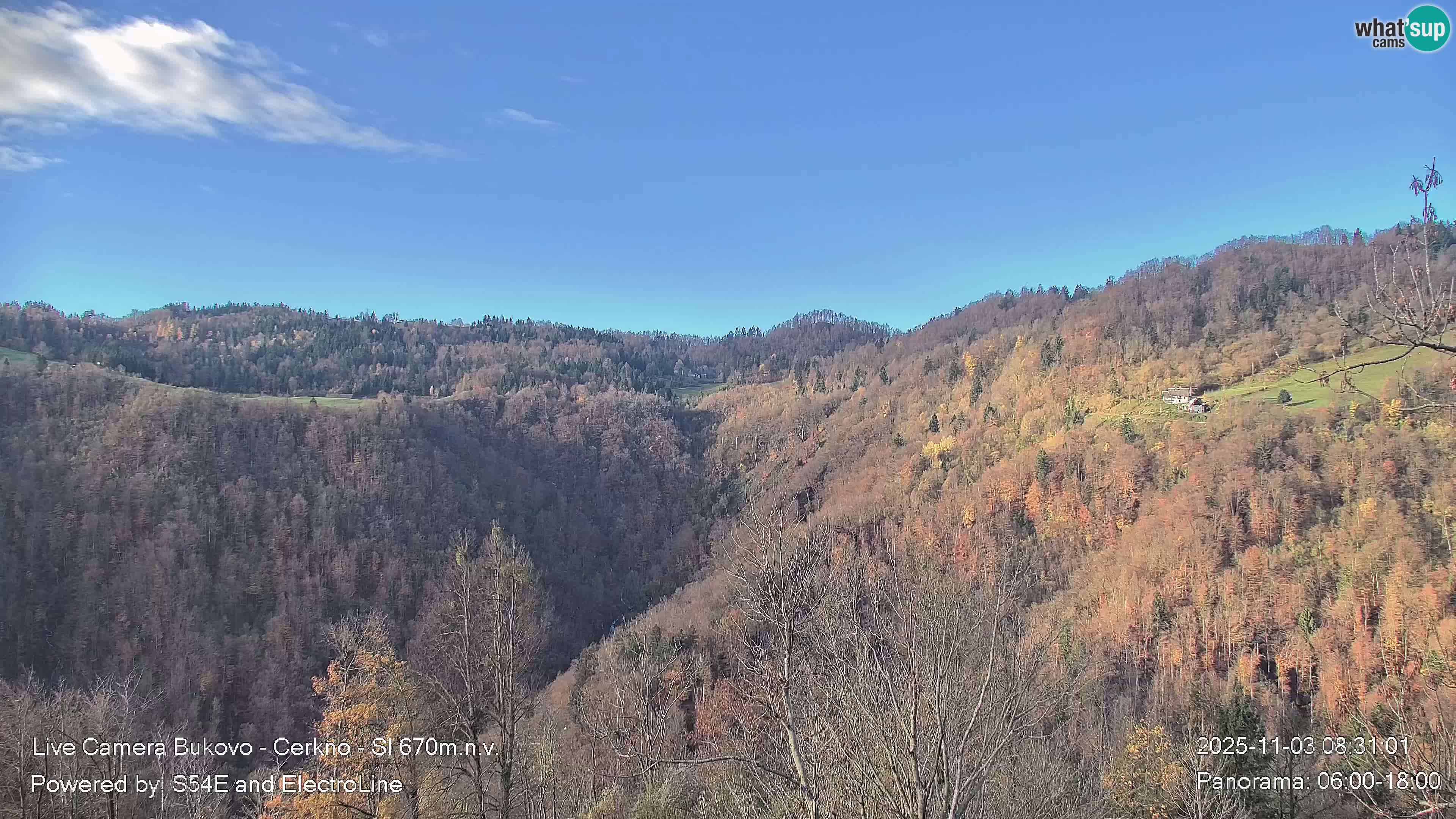 Bukovo Webcam – Baška grapa | Cerkno | Slowenien