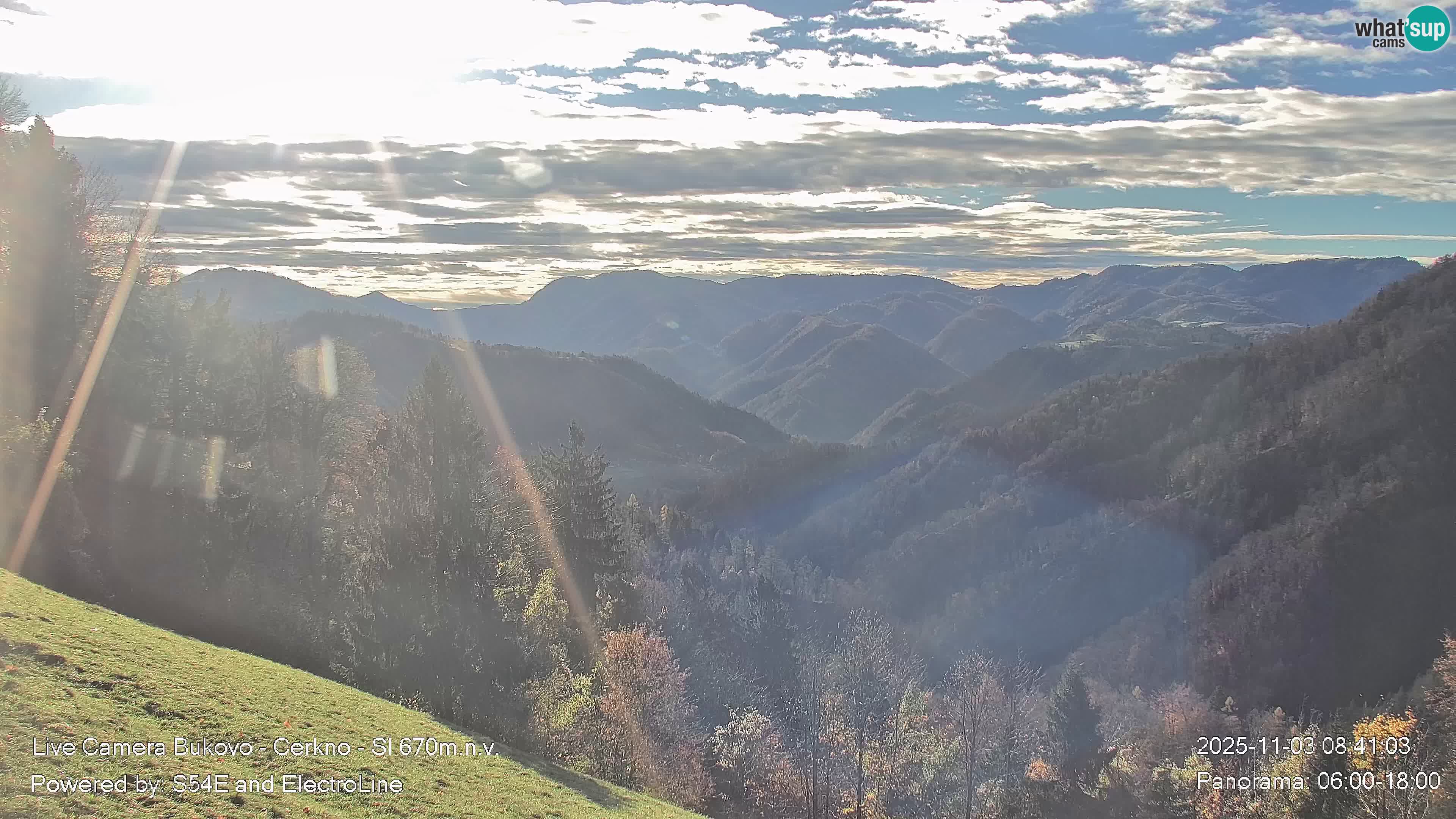 Web kamera Bukovo – Baška grapa | Cerkno | Slovenija