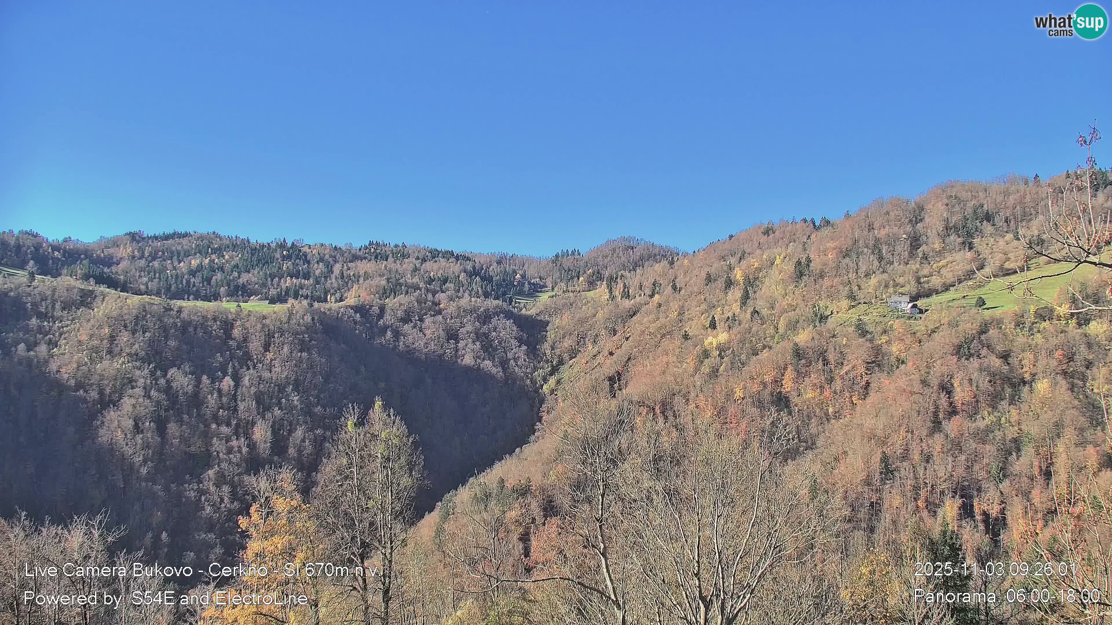 Webcam Bukovo – Baška grapa | Cerkno | Slovenia