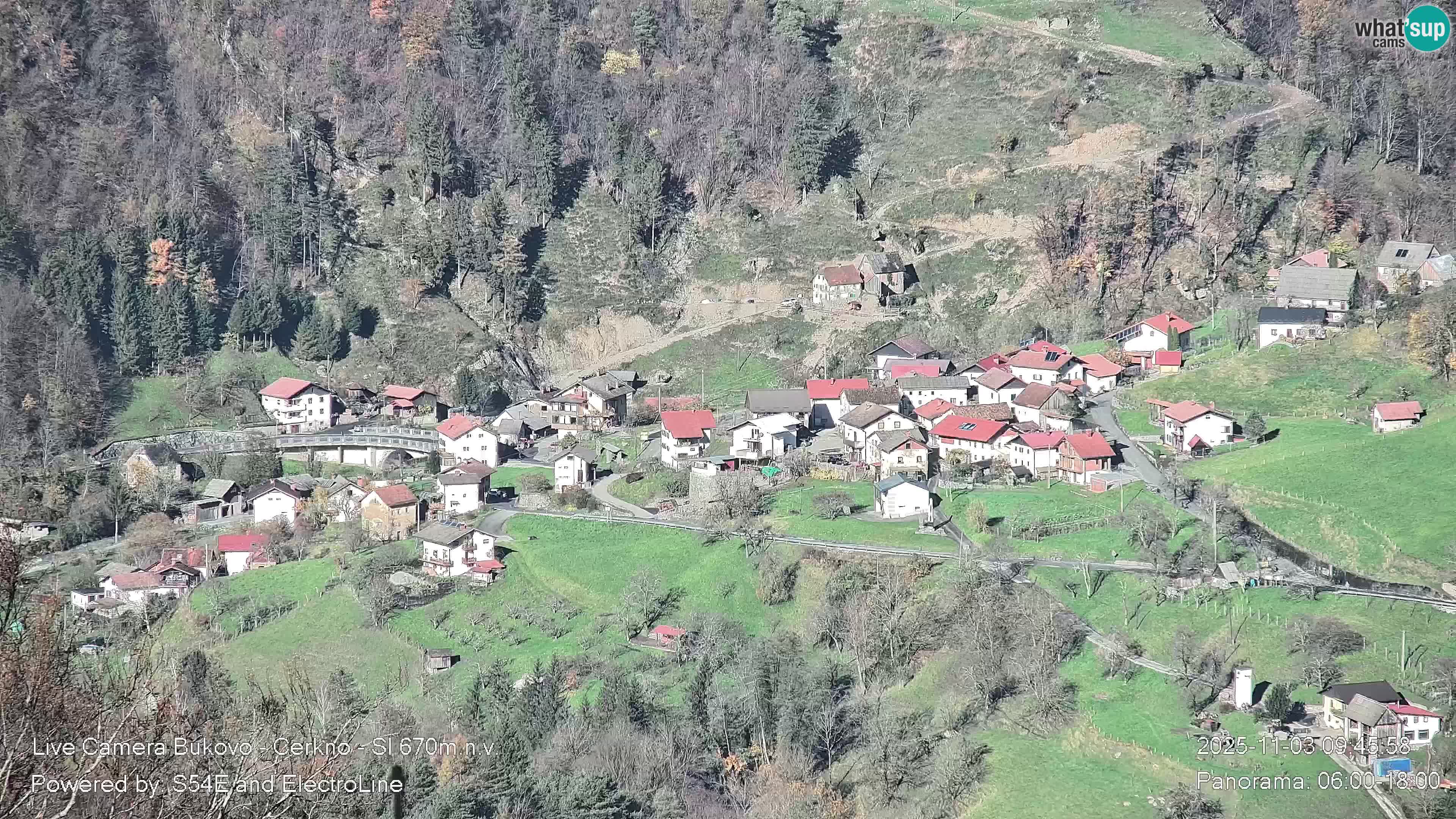 Bukovo Webcam – Baška grapa | Cerkno | Slowenien