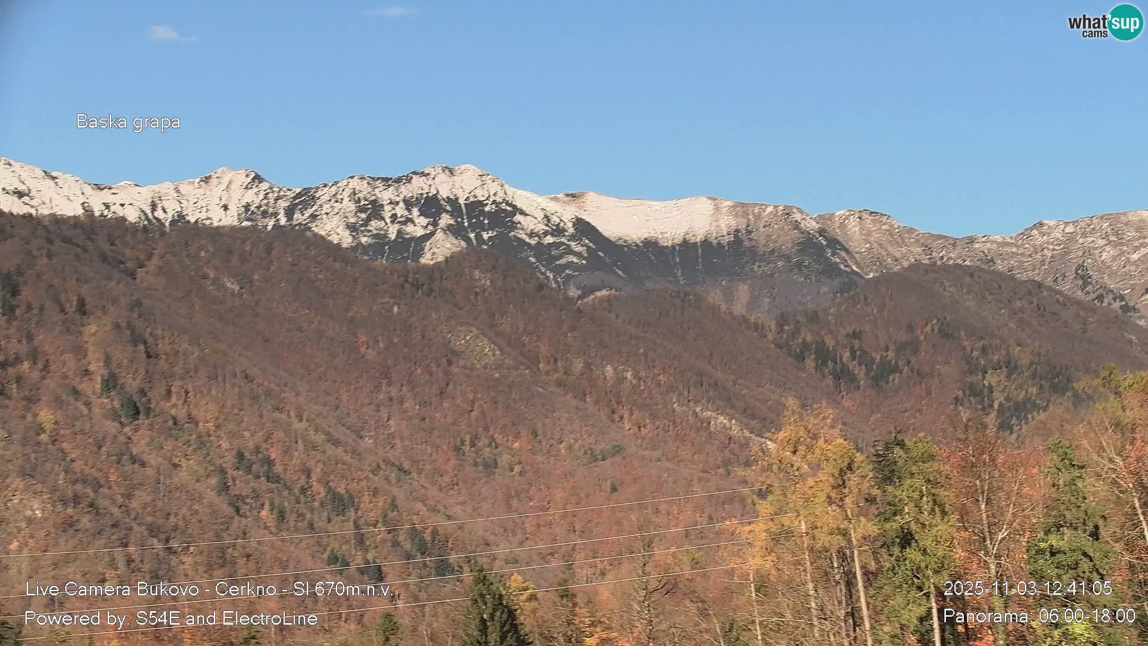 Webcam Bukovo – Baška grapa | Cerkno | Slovénie