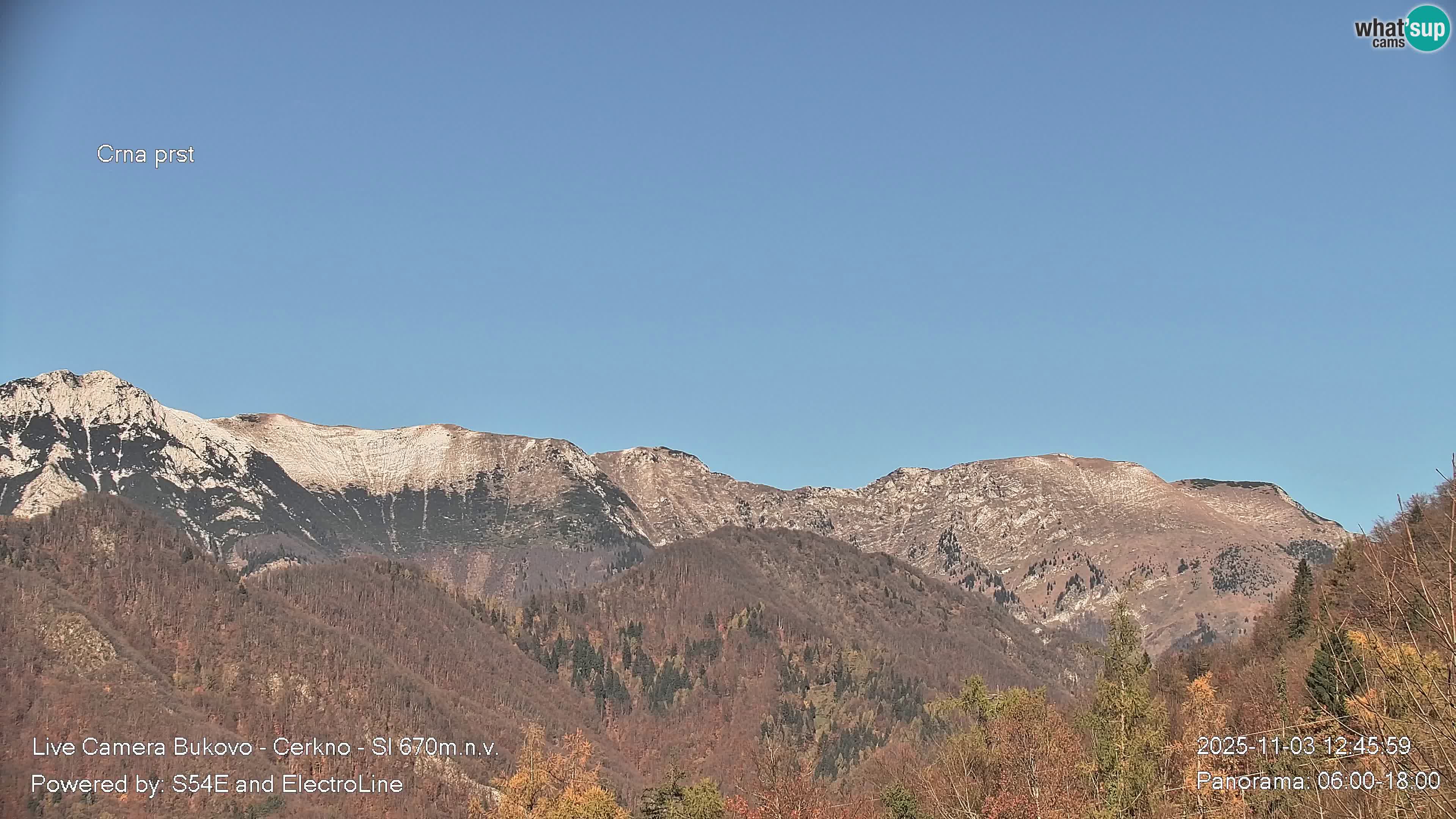 Webcam Bukovo – Baška grapa | Cerkno | Slovénie