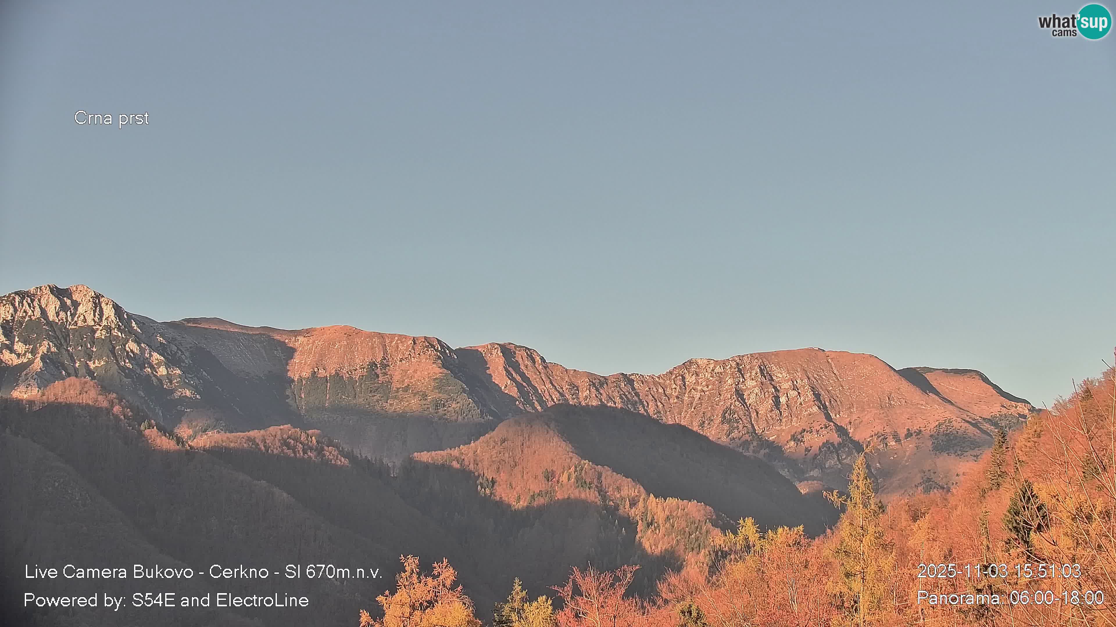 Bukovo Webcam – Baška grapa | Cerkno | Slowenien