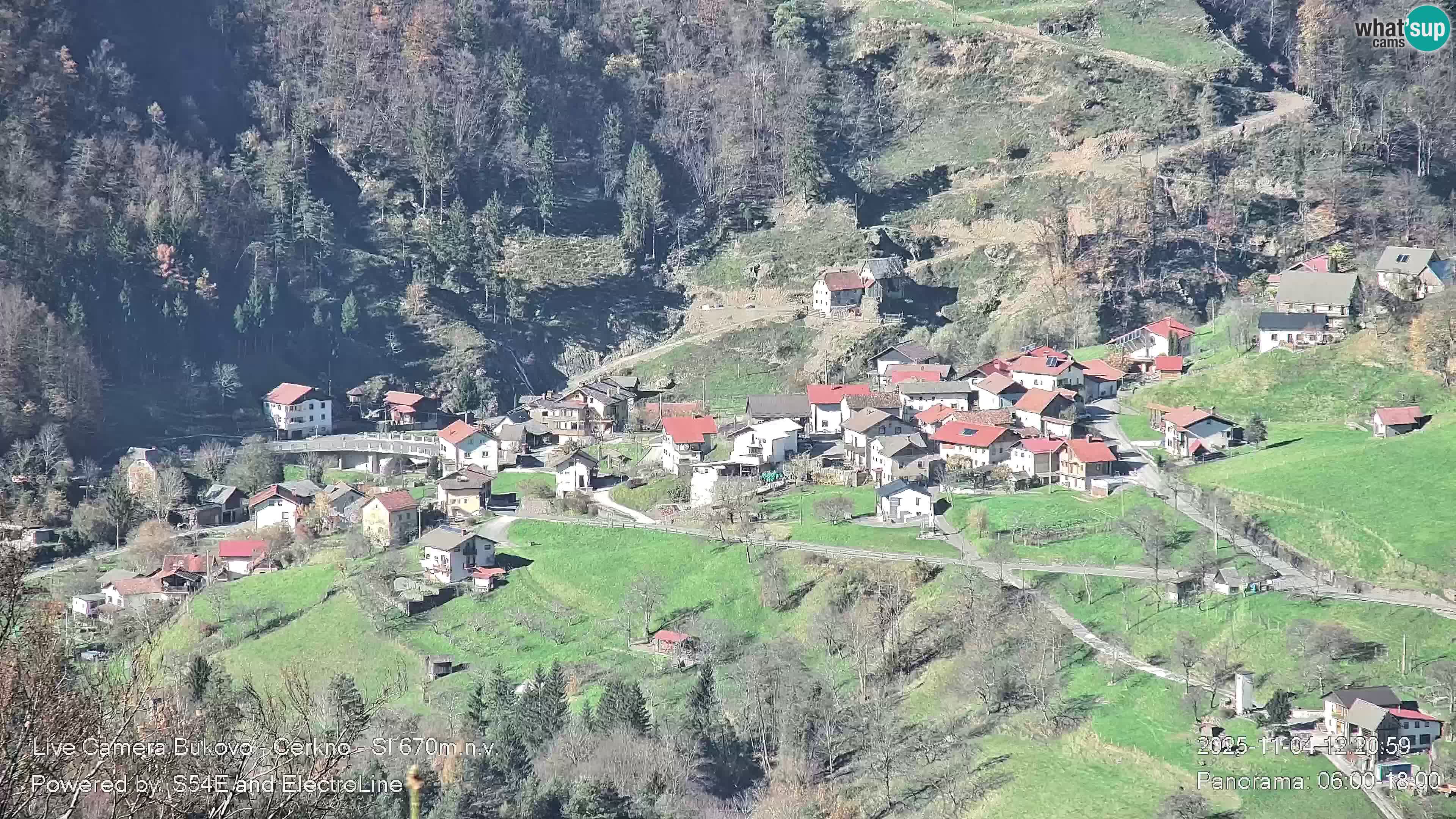 Webcam Bukovo – Baška grapa | Cerkno | Slovenia